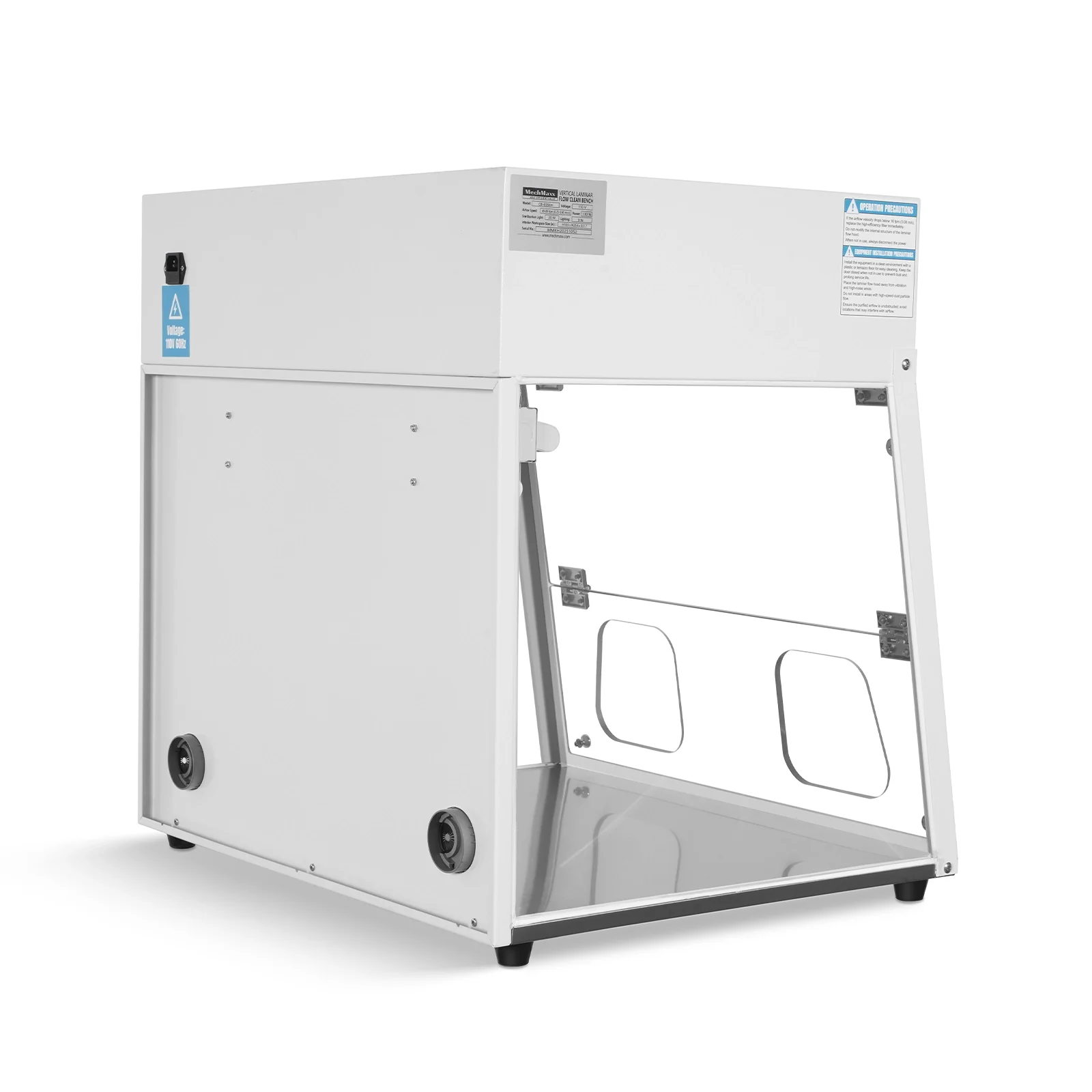 26" Wide CB-65Slim Desktop Vertical Laminar Flow Clean Bench with HEPA Filtration & UV Sterilization | ISO Class 5 - Image 20