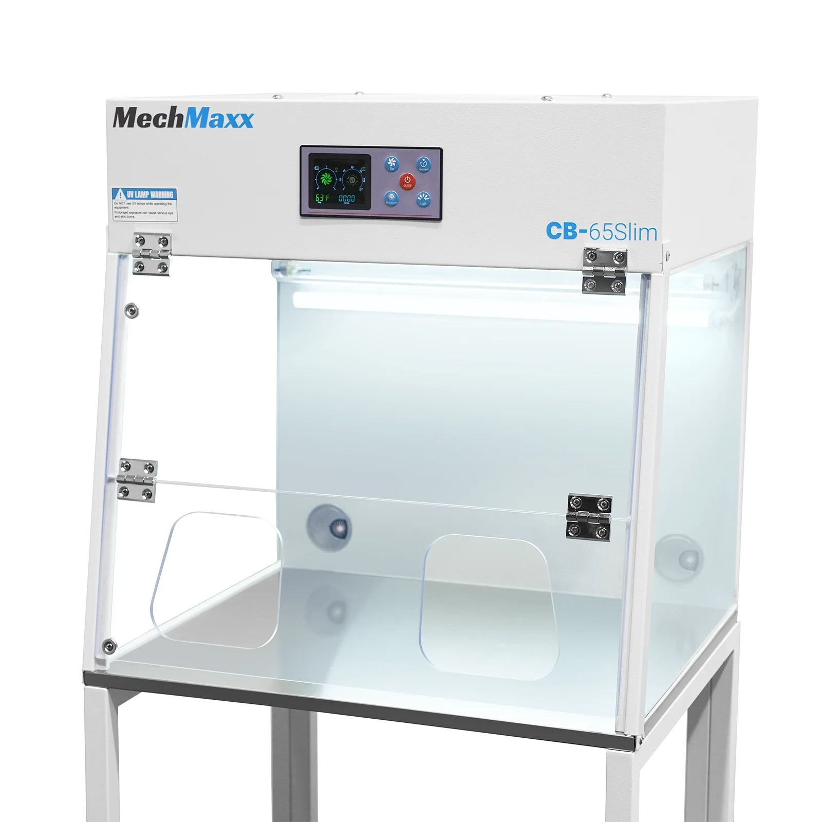 26" Wide CB-65Slim Desktop Vertical Laminar Flow Clean Bench with HEPA Filtration & UV Sterilization | ISO Class 5 - Image 9