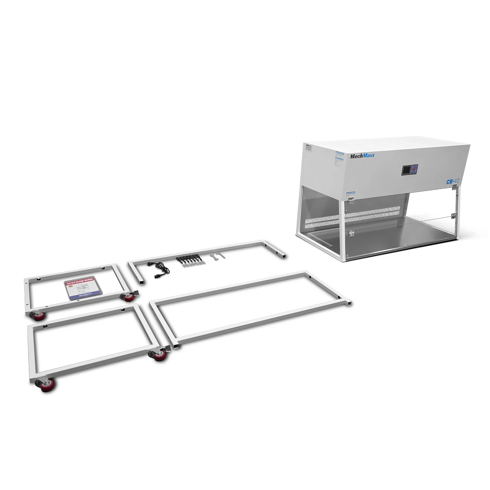 53.5″ Wide CB-V2 Vertical Laminar Flow Clean Bench with HEPA Filtration & UV Sterilization | ISO Class 5 - Image 5