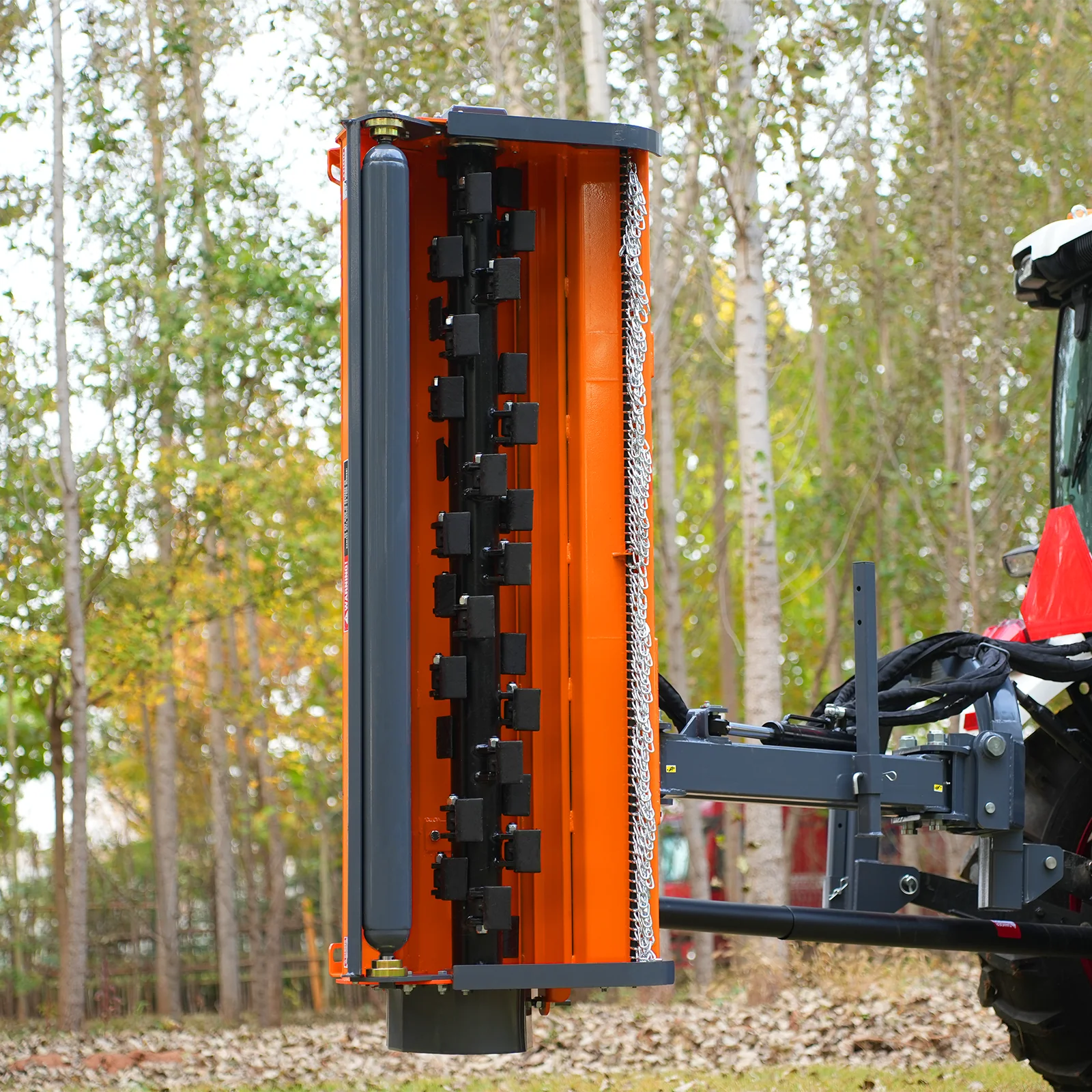 72" Heavy Duty Offset Ditch Bank Flail Mower Italy CMR Gearbox,  90° Tilt,  70-100 HP Tractor,  3-Point Hitch,  PTO Driven,  VAM72 - Image 6