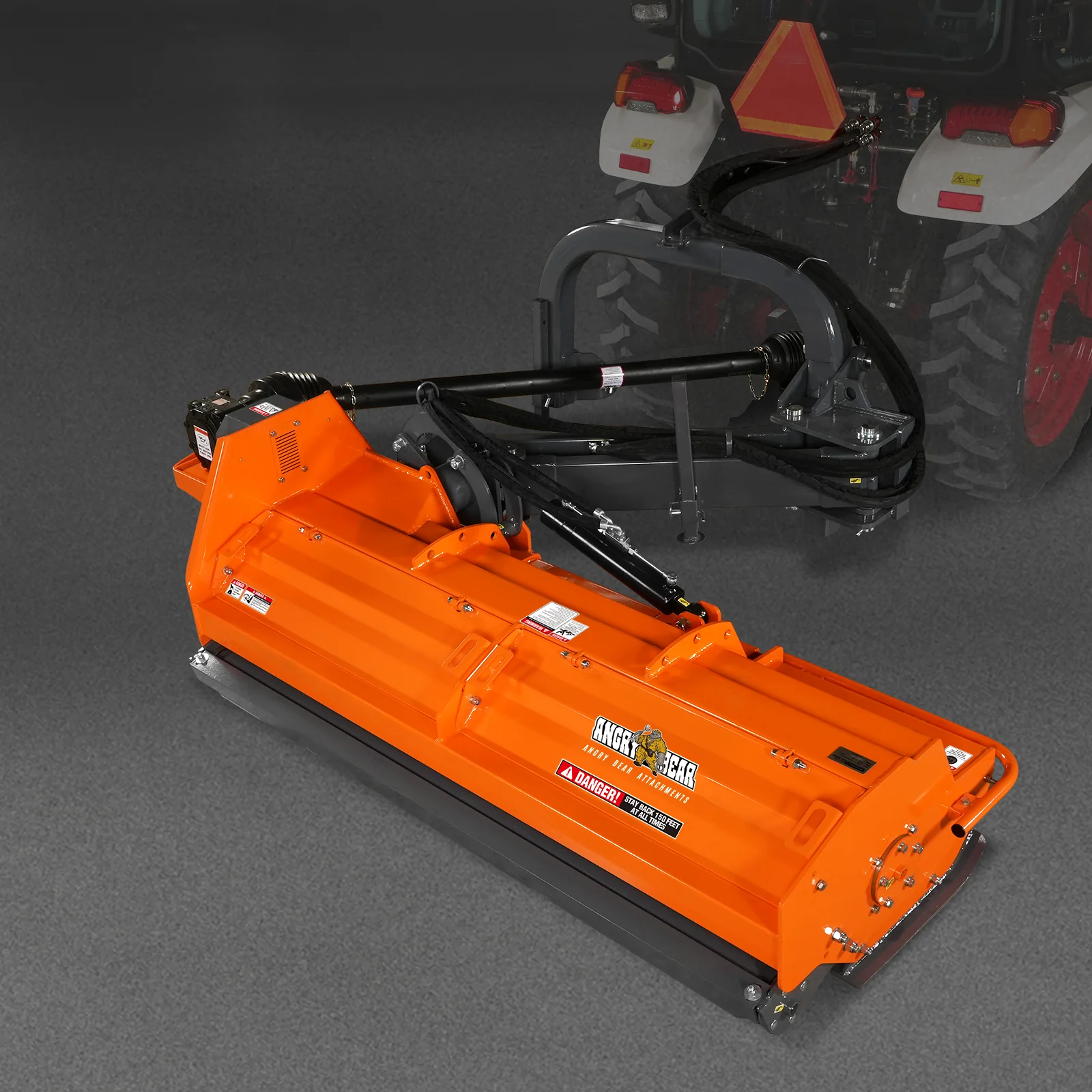 78" Heavy Duty 3 Point Offset Ditch Bank Verge Flail Mower Italy CMR Gearbox,  80-110HP,  PTO Driven,  VBM78 - Image 12