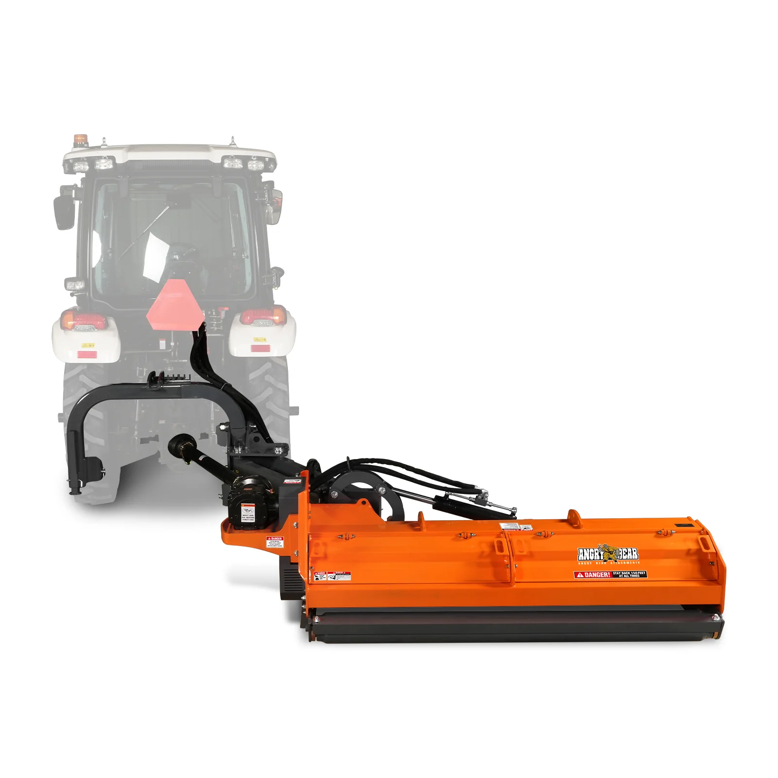 78" Heavy Duty 3 Point Offset Ditch Bank Verge Flail Mower Italy CMR Gearbox,  80-110HP,  PTO Driven,  VBM78 - Image 17