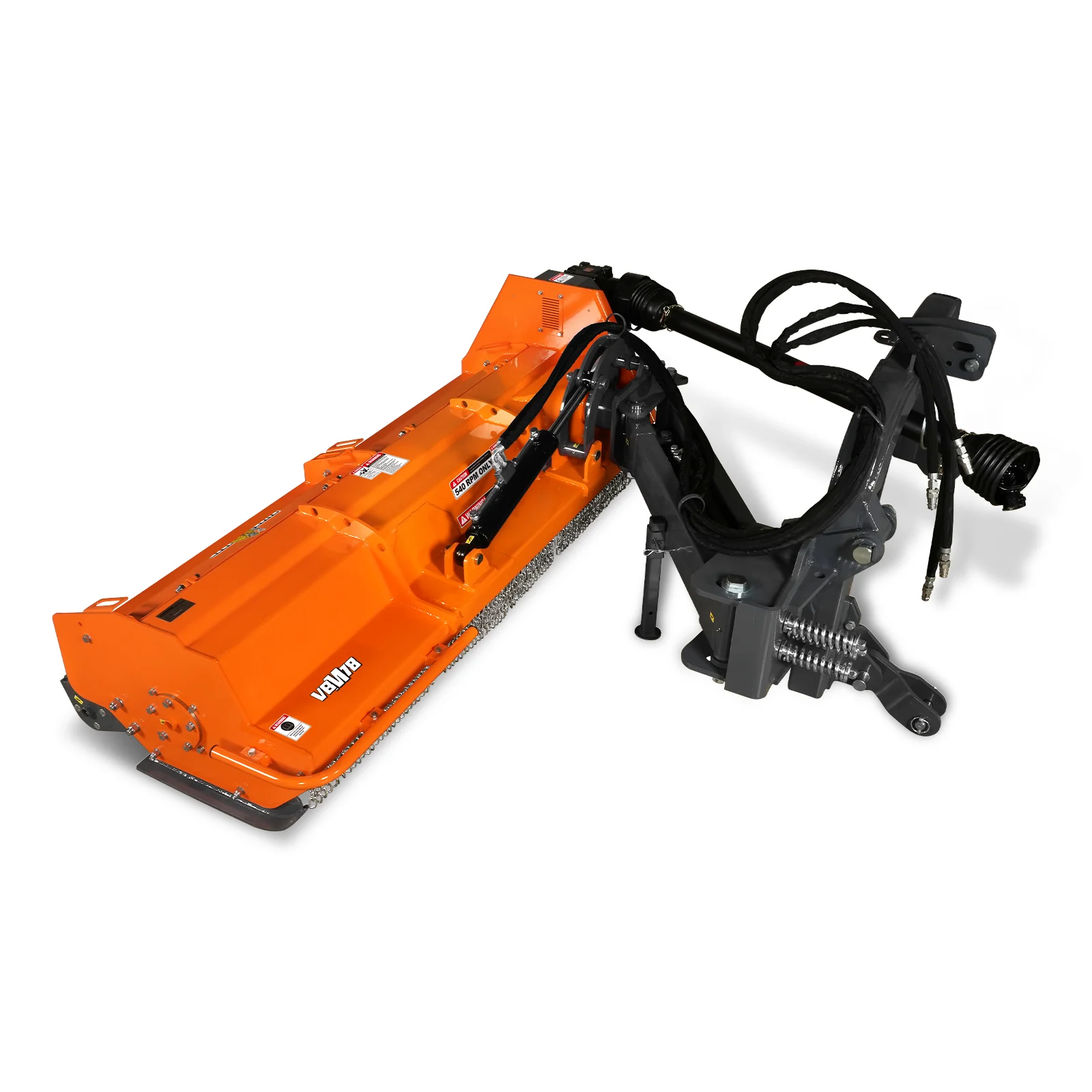78" Heavy Duty 3 Point Offset Ditch Bank Verge Flail Mower Italy CMR Gearbox,  80-110HP,  PTO Driven,  VBM78 - Image 22