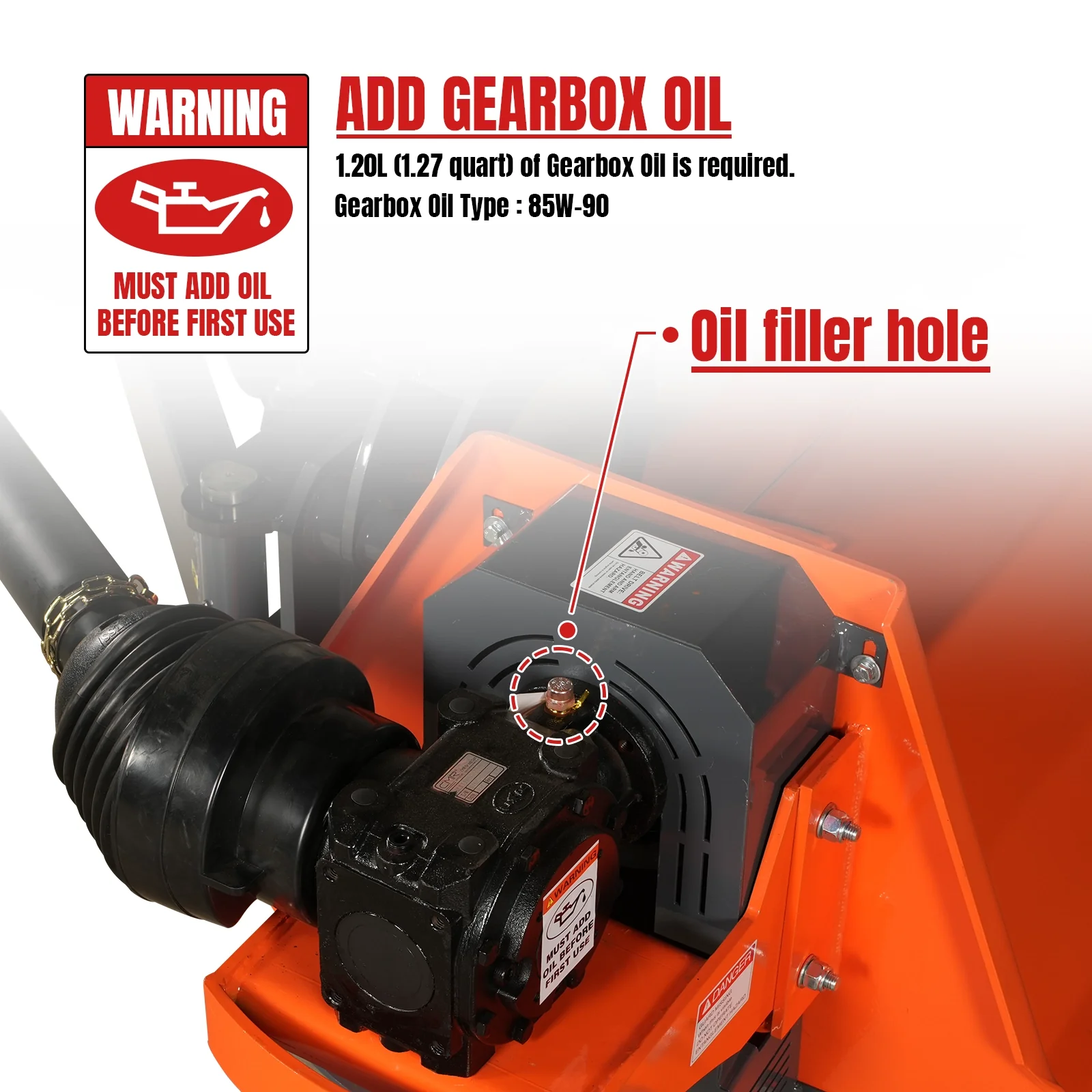 78" Heavy Duty 3 Point Offset Ditch Bank Verge Flail Mower Italy CMR Gearbox,  80-110HP,  PTO Driven,  VBM78 - Image 5