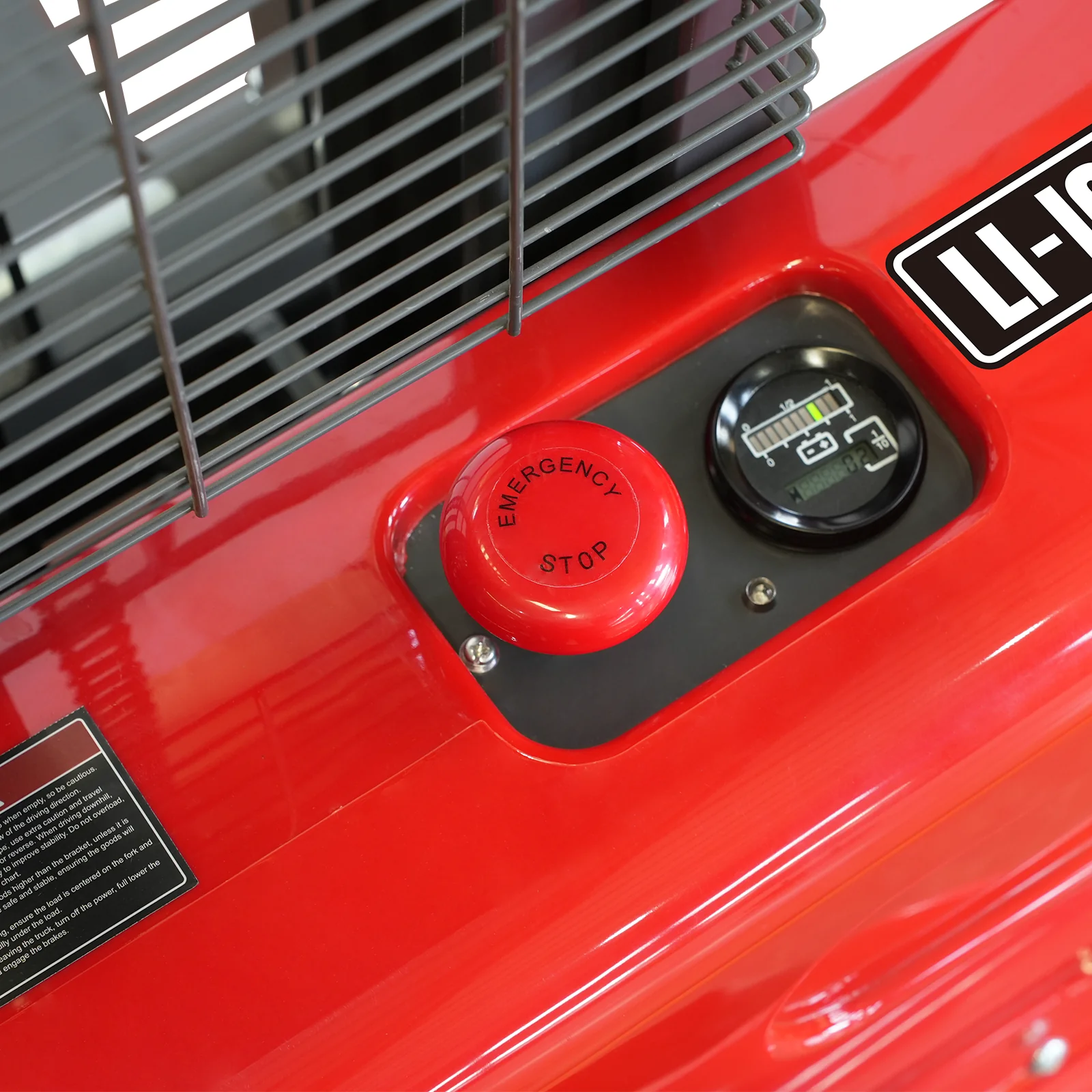 2640lbs Lithium-ion Electric Straddle Stacker,  138" Lift,  Adjustable Legs & Forks,  F26-138S - Image 11