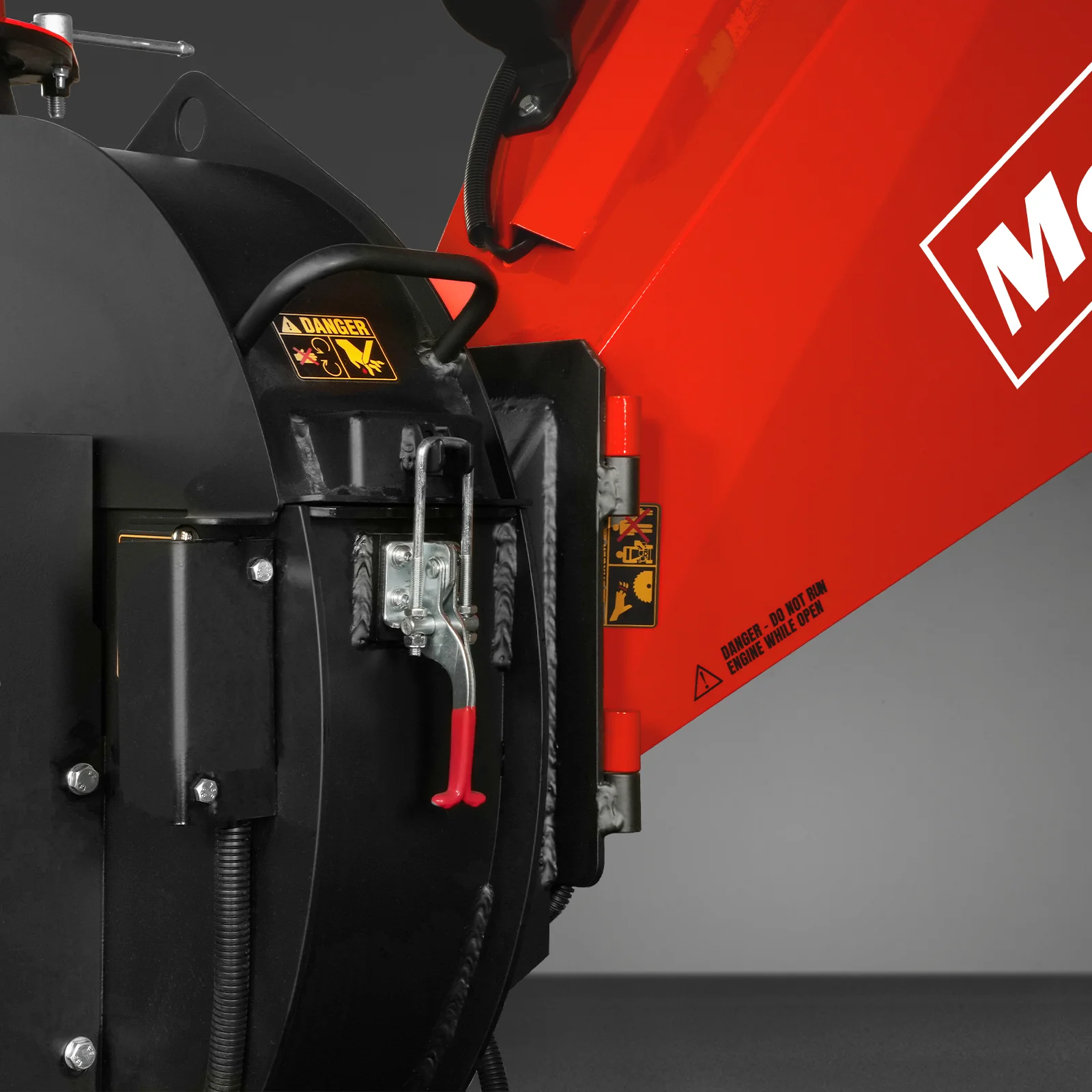 5 inch E-start DUCAR 420cc 15hp Gasoline Engine Powered Disc Wood Chipper with Taillight ,  P4205 - Image 15