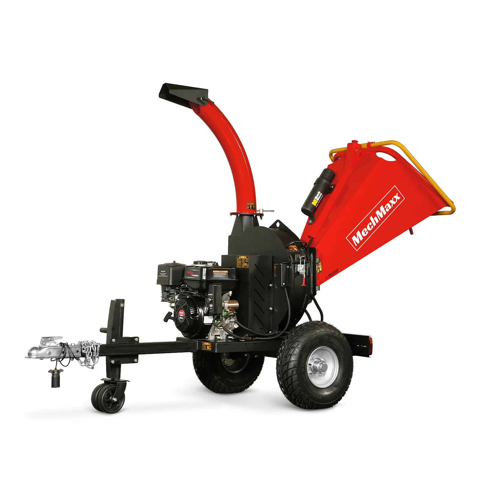 5 inch E-start DUCAR 420cc 15hp Gasoline Engine Powered Disc Wood Chipper with Taillight ,  P4205 - Image 22