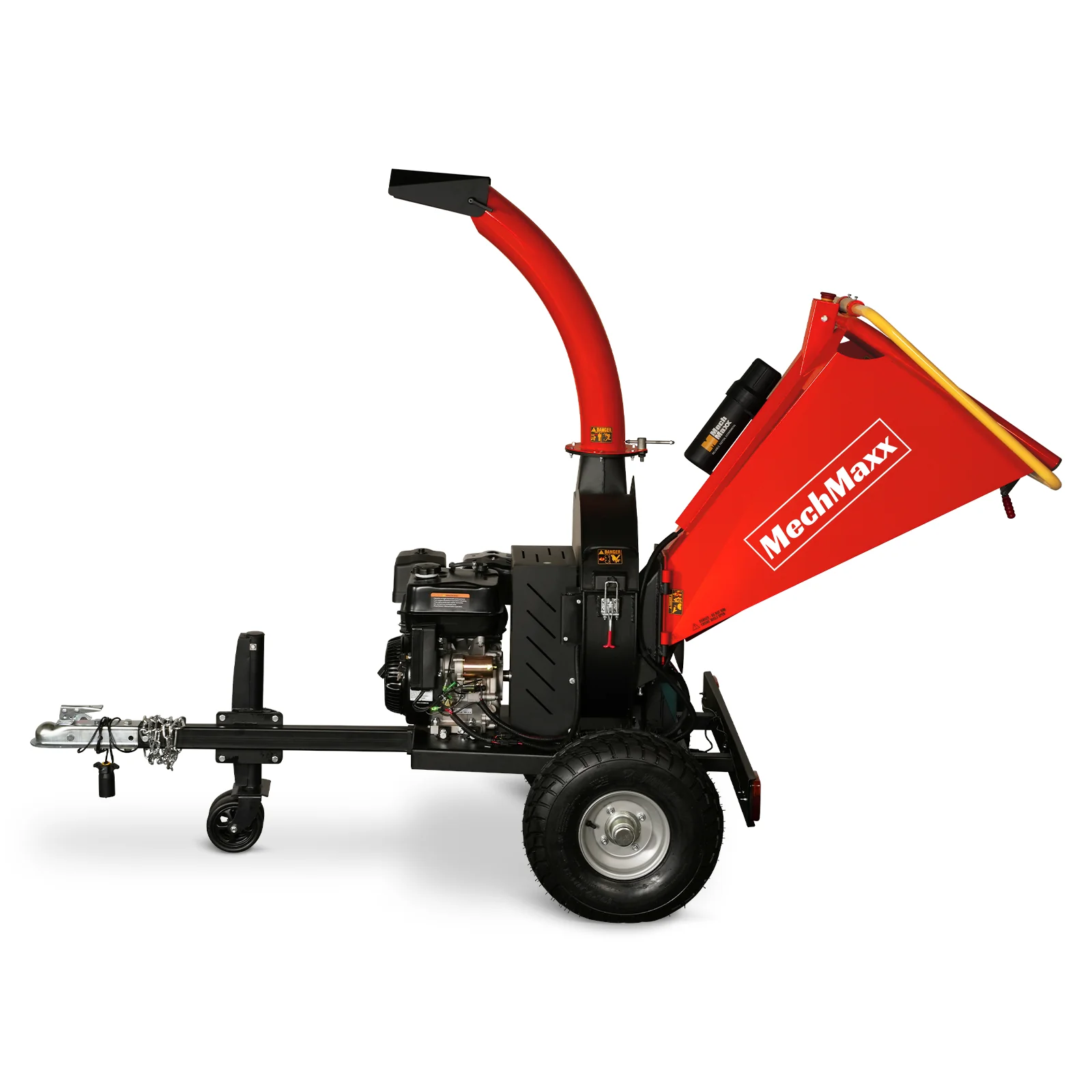 5 inch E-start DUCAR 420cc 15hp Gasoline Engine Powered Disc Wood Chipper with Taillight ,  P4205 - Image 23