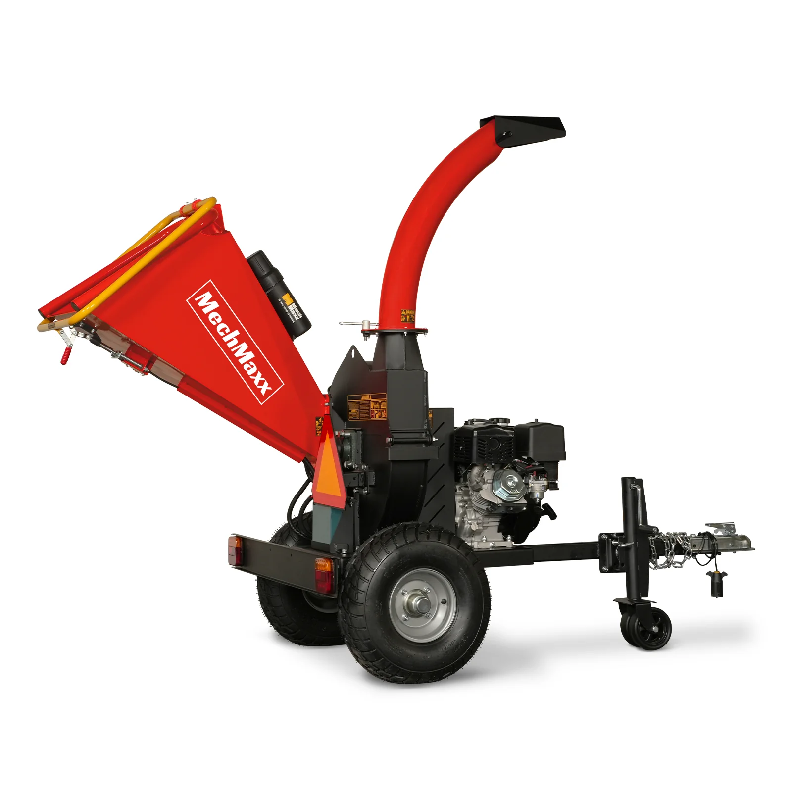 5 inch E-start DUCAR 420cc 15hp Gasoline Engine Powered Disc Wood Chipper with Taillight ,  P4205 - Image 25