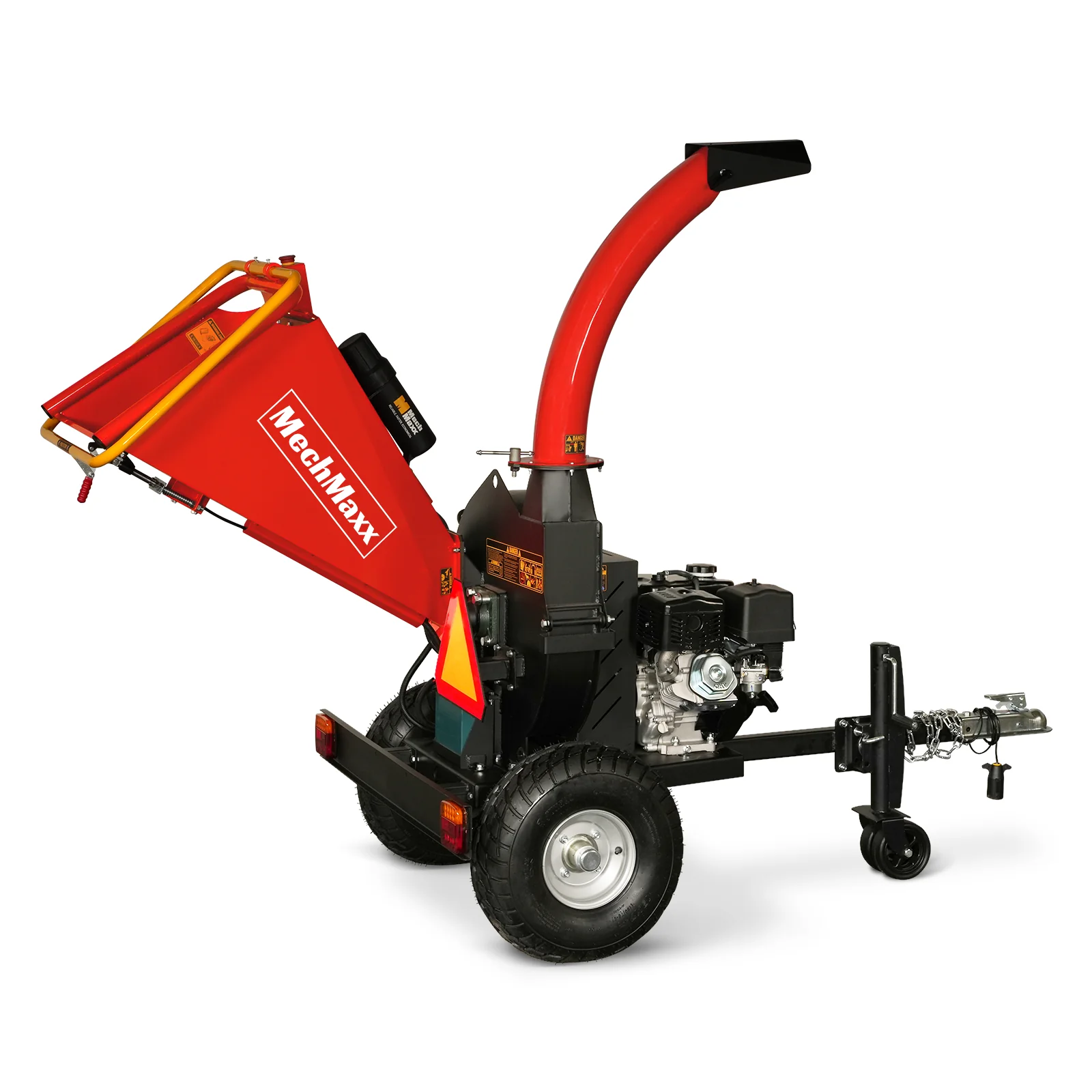 5 inch E-start DUCAR 420cc 15hp Gasoline Engine Powered Disc Wood Chipper with Taillight ,  P4205 - Image 27