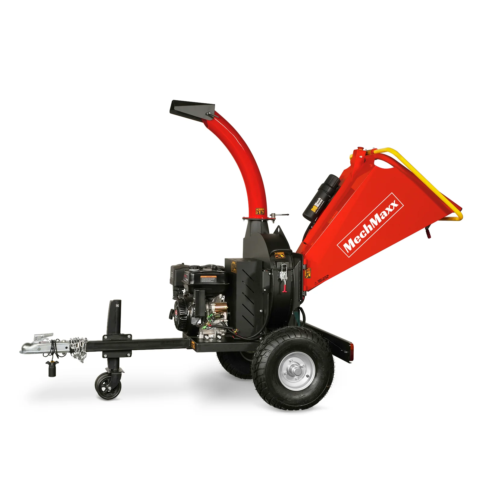 5 inch E-start DUCAR 420cc 15hp Gasoline Engine Powered Disc Wood Chipper with Taillight ,  P4205 - Image 29