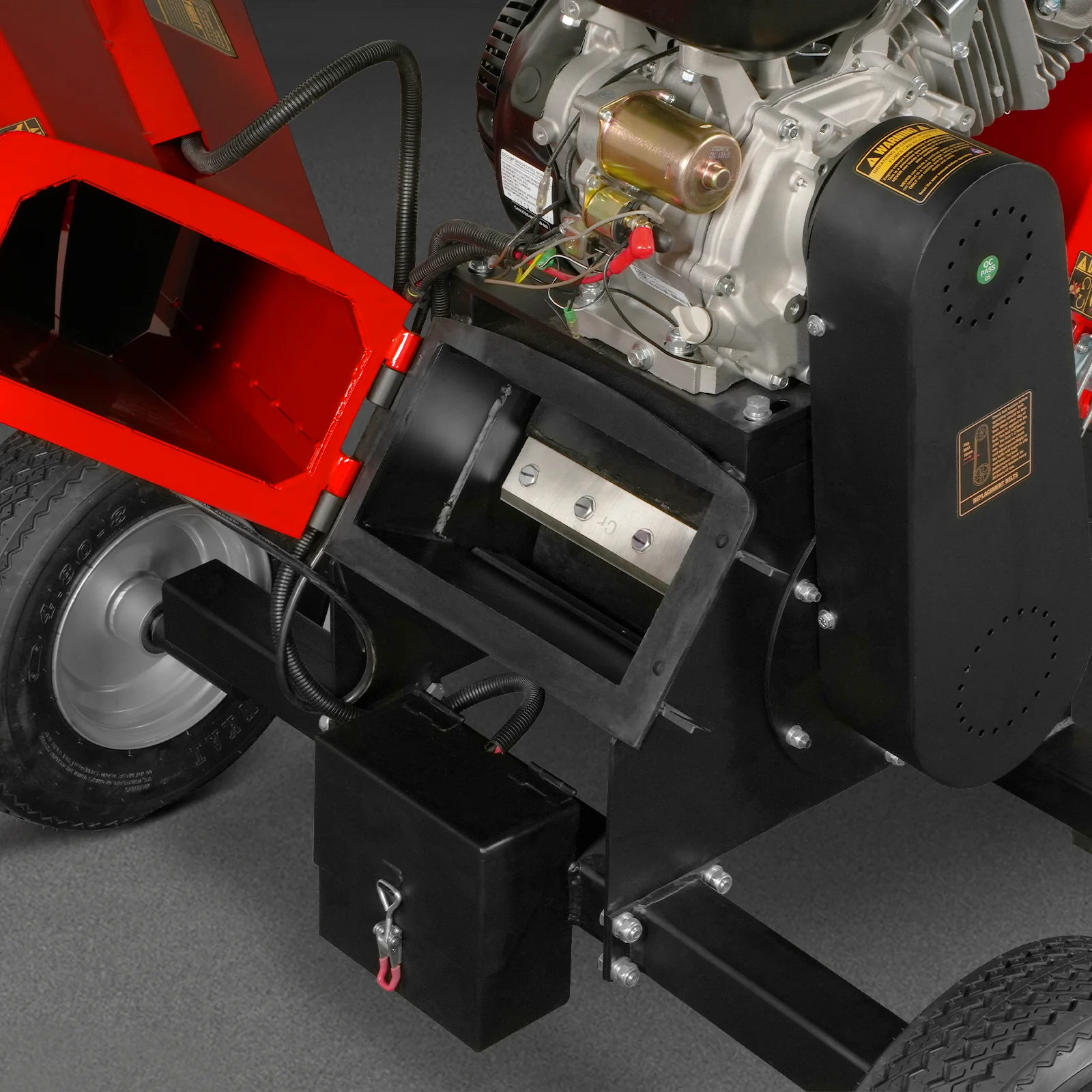 5 inch E-start ZONSEN 459cc Gasoline Engine Powered Wood Chipper ,  GS1500 - Image 3