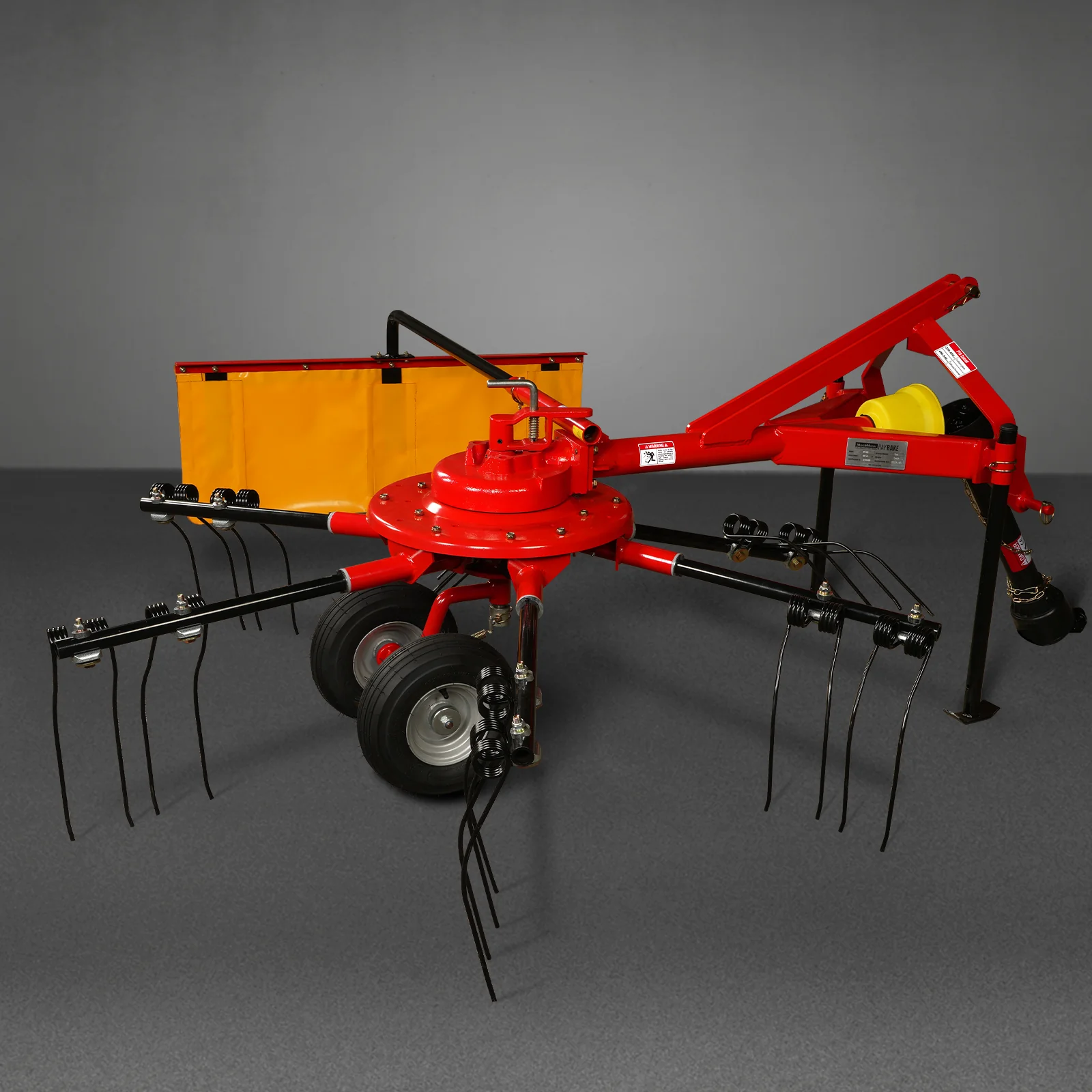 100" Mechmaxx 3-Point Hitch 6 Rotary Pull-Type Hay Rake Tedder ,  15-50Hp ,  HT100 - Image 32