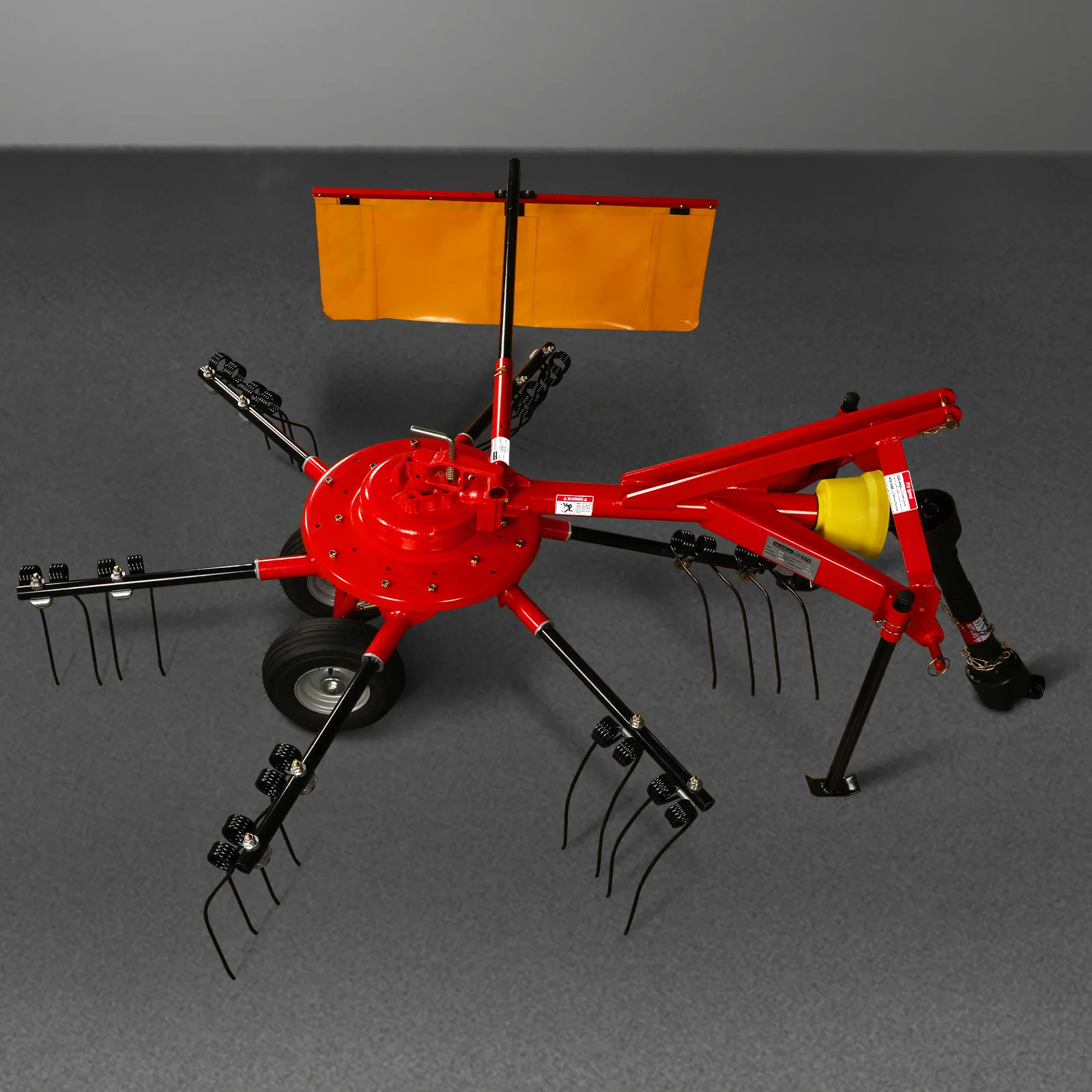 100" Mechmaxx 3-Point Hitch 6 Rotary Pull-Type Hay Rake Tedder ,  15-50Hp ,  HT100 - Image 33