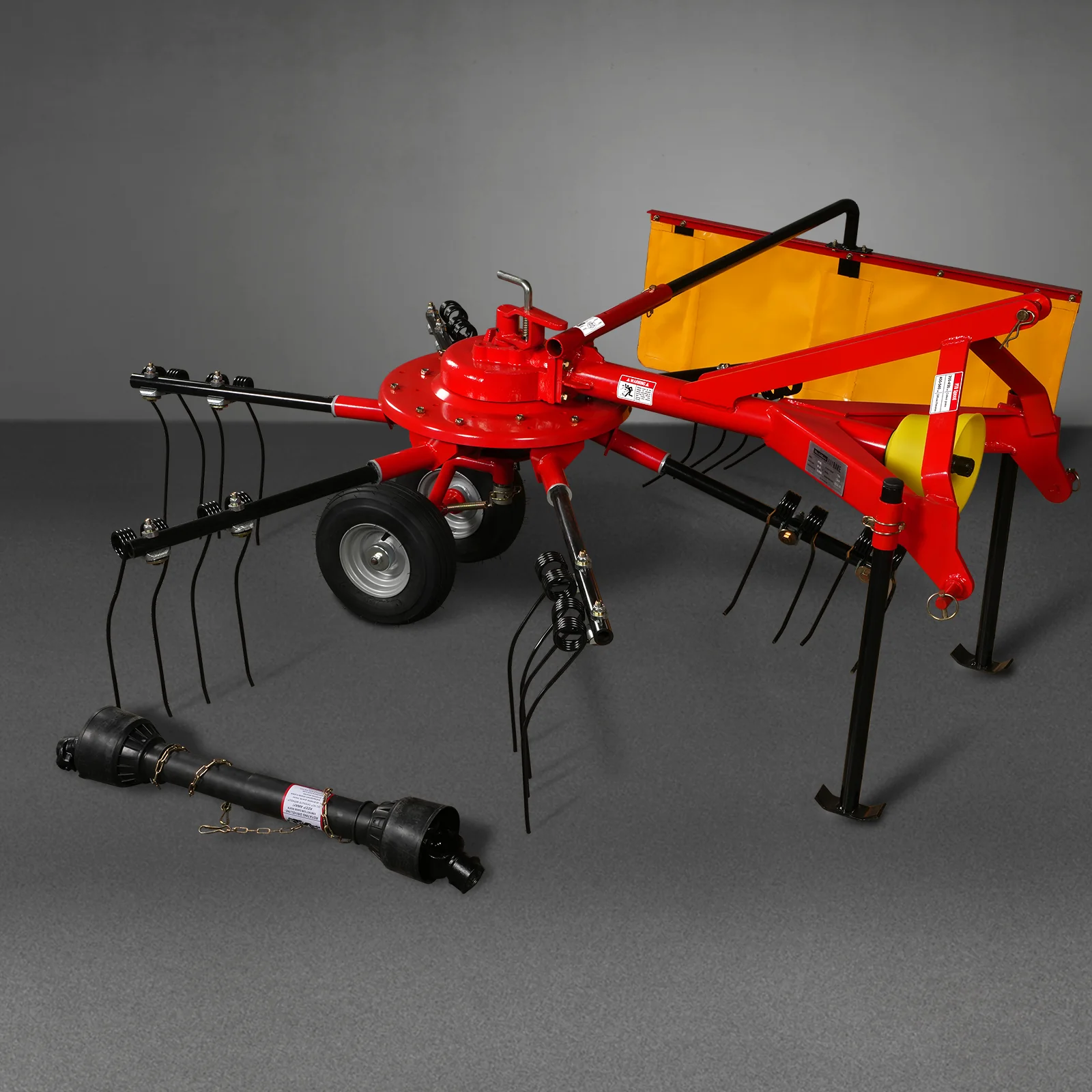 100" Mechmaxx 3-Point Hitch 6 Rotary Pull-Type Hay Rake Tedder ,  15-50Hp ,  HT100 - Image 41