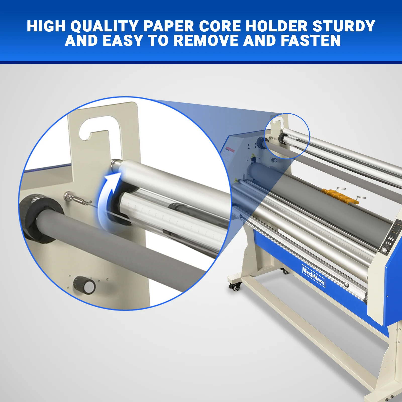 67" Wide Format Full - Auto Cold & Heat Assisted Pneumatic Laminator Machine (Model 1700 - A1) with 4 Trimmers, Max Speed 65.6 ft/min, 63" Max Width, 1.88" Max Thickness, Infrared Heating, Digital Control (Requires Air Compressor, Not Included)-1700-A1 - Image 6