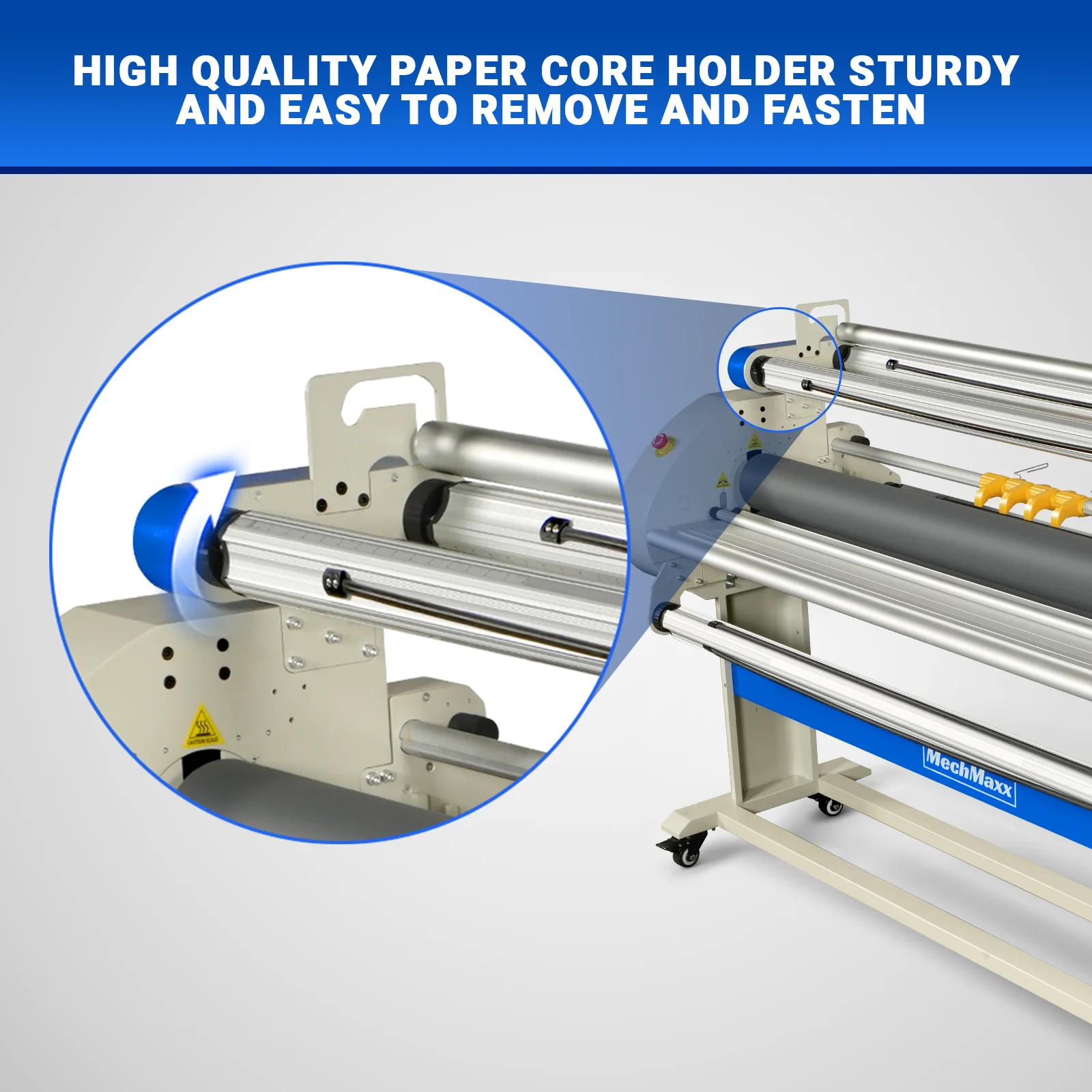 67" Wide Format Full Auto Cold & Heat Assisted Pneumatic Laminator Machine with 4 Trimmers, Max Speed 52.5 ft/min, 63" Max Laminating Width, 1.1" Max Thickness, Infrared Heating, Digital Control (Requires Air Compressor, Not Included)-1700-A3 - Image 8