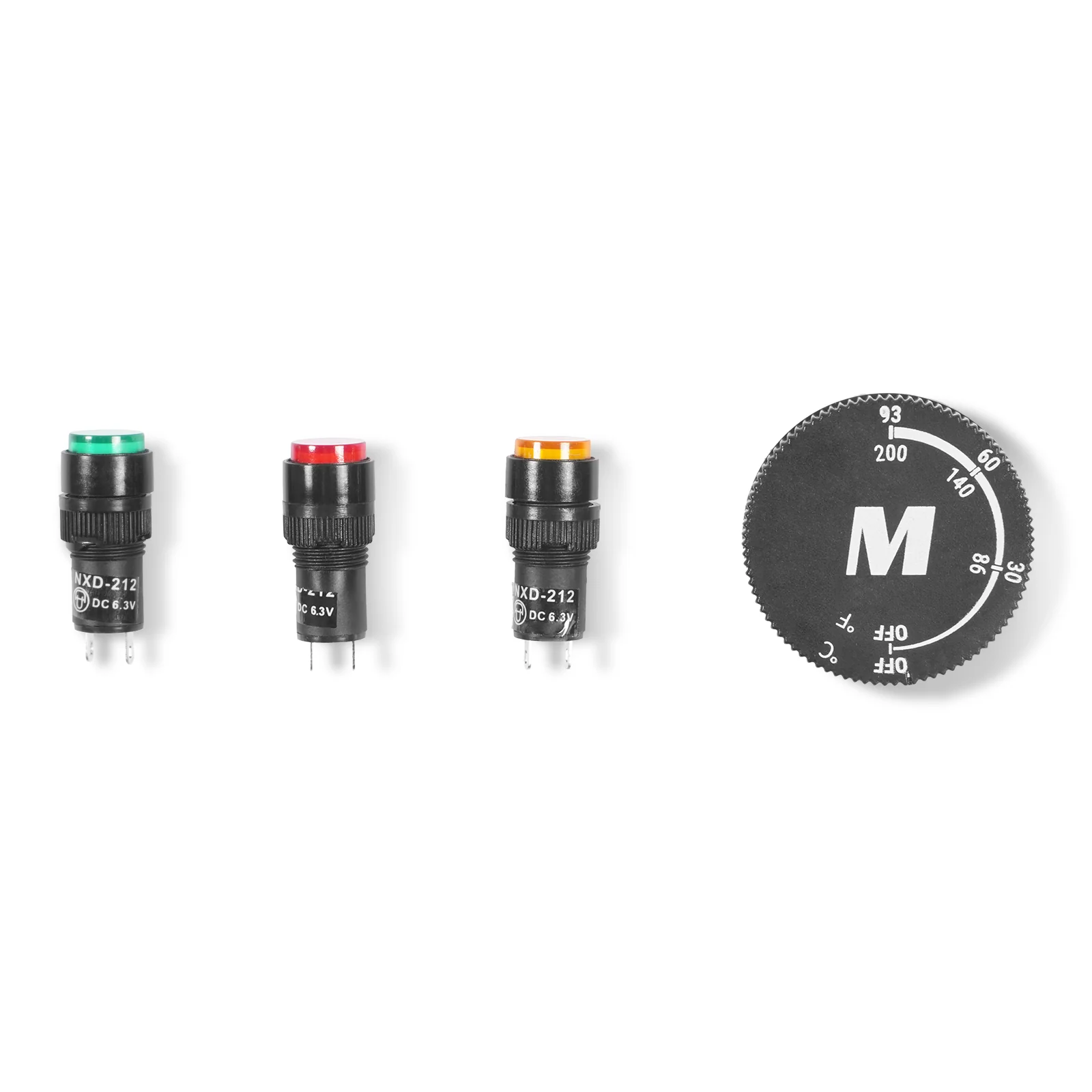( 1 Pack / 1 Set ) Indicator Lights & Thermostat Knob (for SKU: 204002, 204003, 204004, 204006, 204007, 204008, 204010, 204011, 204012) - Image 3