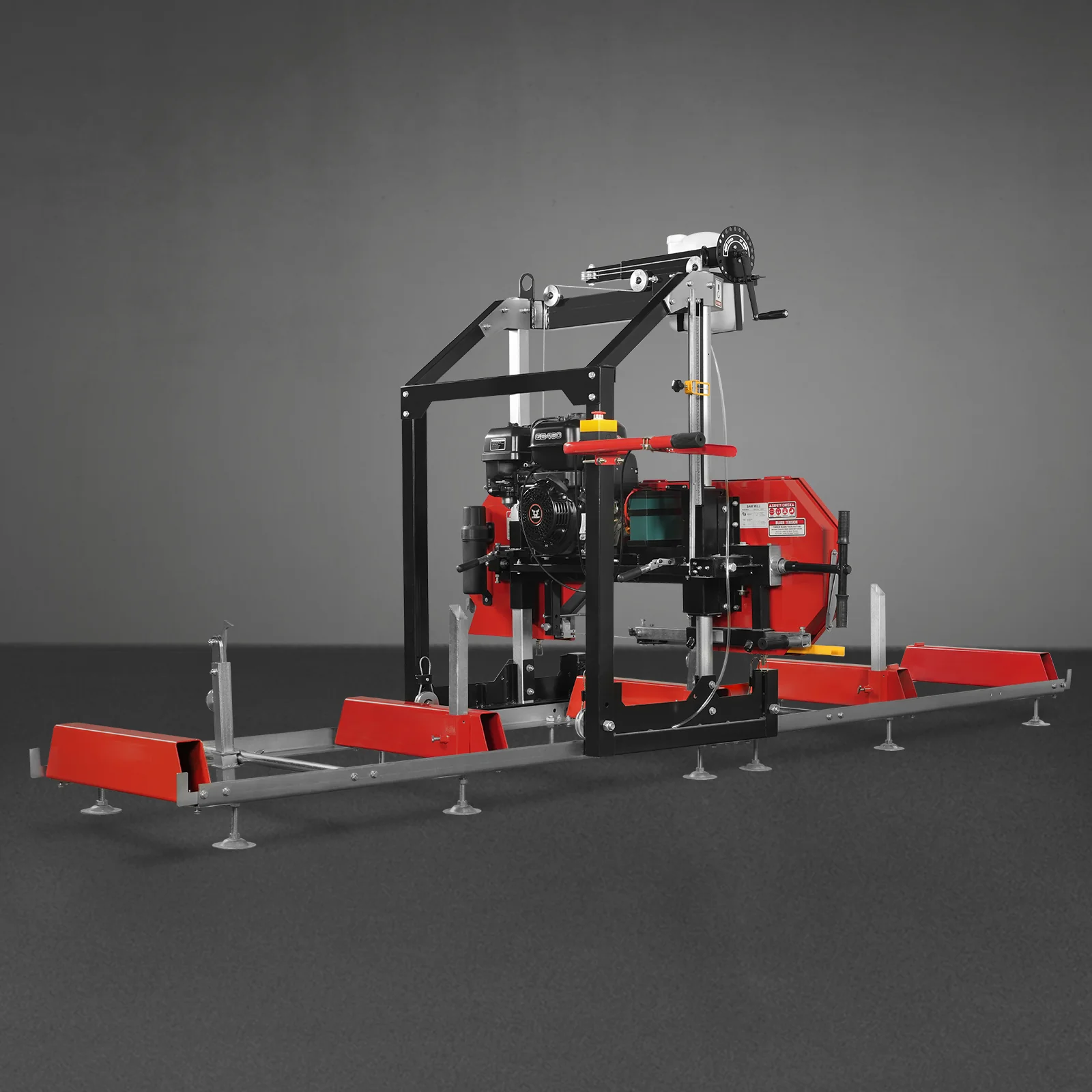 26" Portable Sawmill,  459cc 15HP E-Start Gasoline Engine,  20" Board  Width,  13' Track Length ,  SM-26 - Image 23
