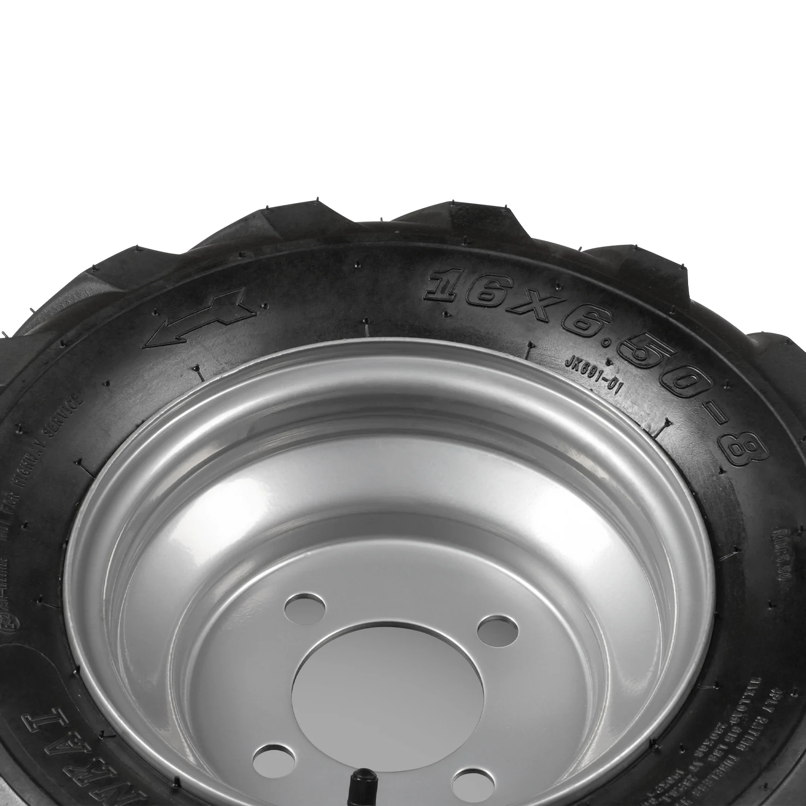 Left Front Tire for Mini Dumper E50; EH50 ( SKU: 101200; 101200Y;101201R;101201 ) - Image 4