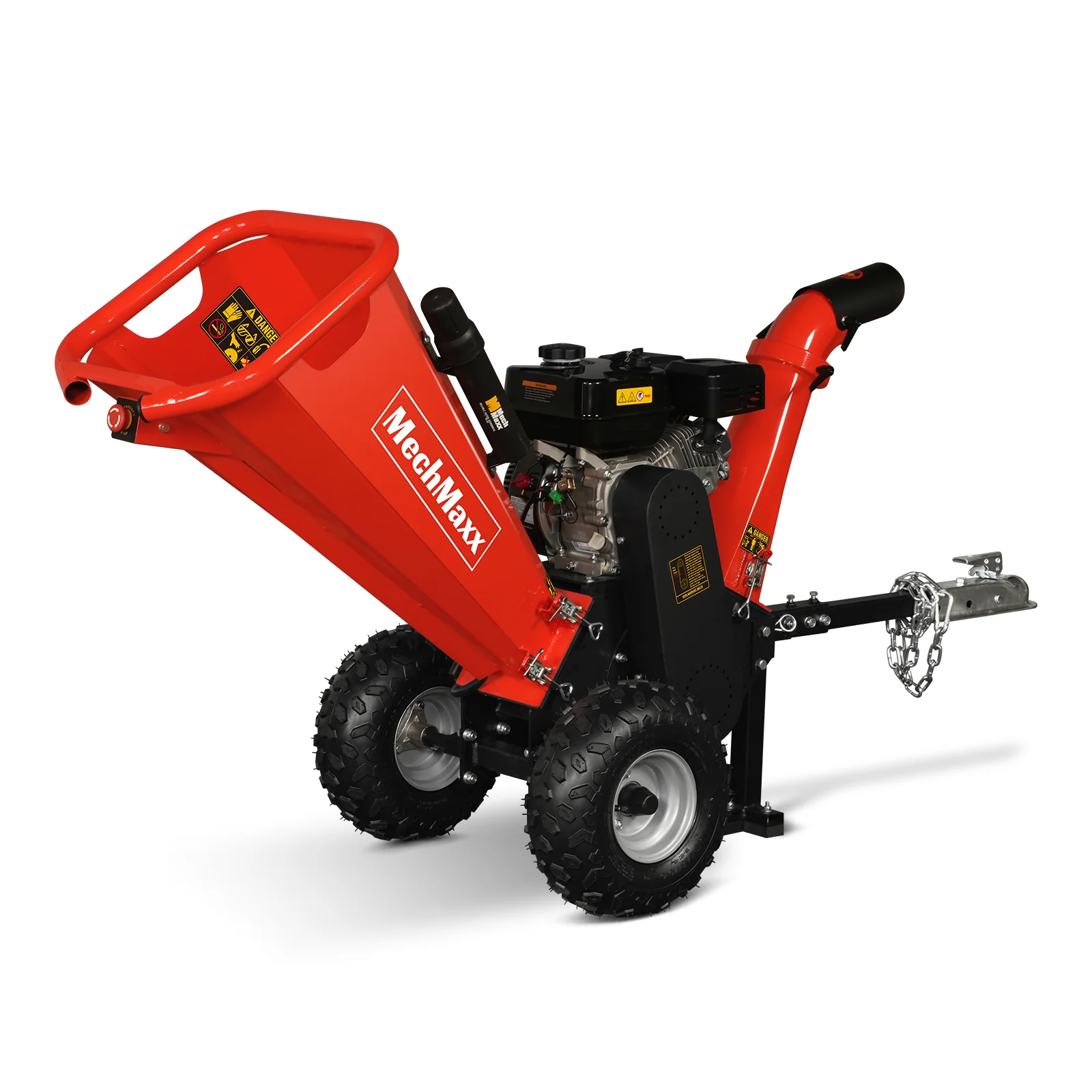 4 inch DUCAR 212cc 7hp Gas Engine Powered Wood Chipper with Towbar,  GS650 - Image 18
