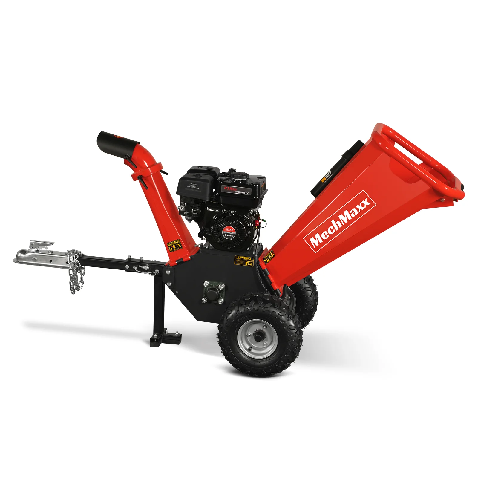 4 inch DUCAR 212cc 7hp Gas Engine Powered Wood Chipper with Towbar,  GS650 - Image 23