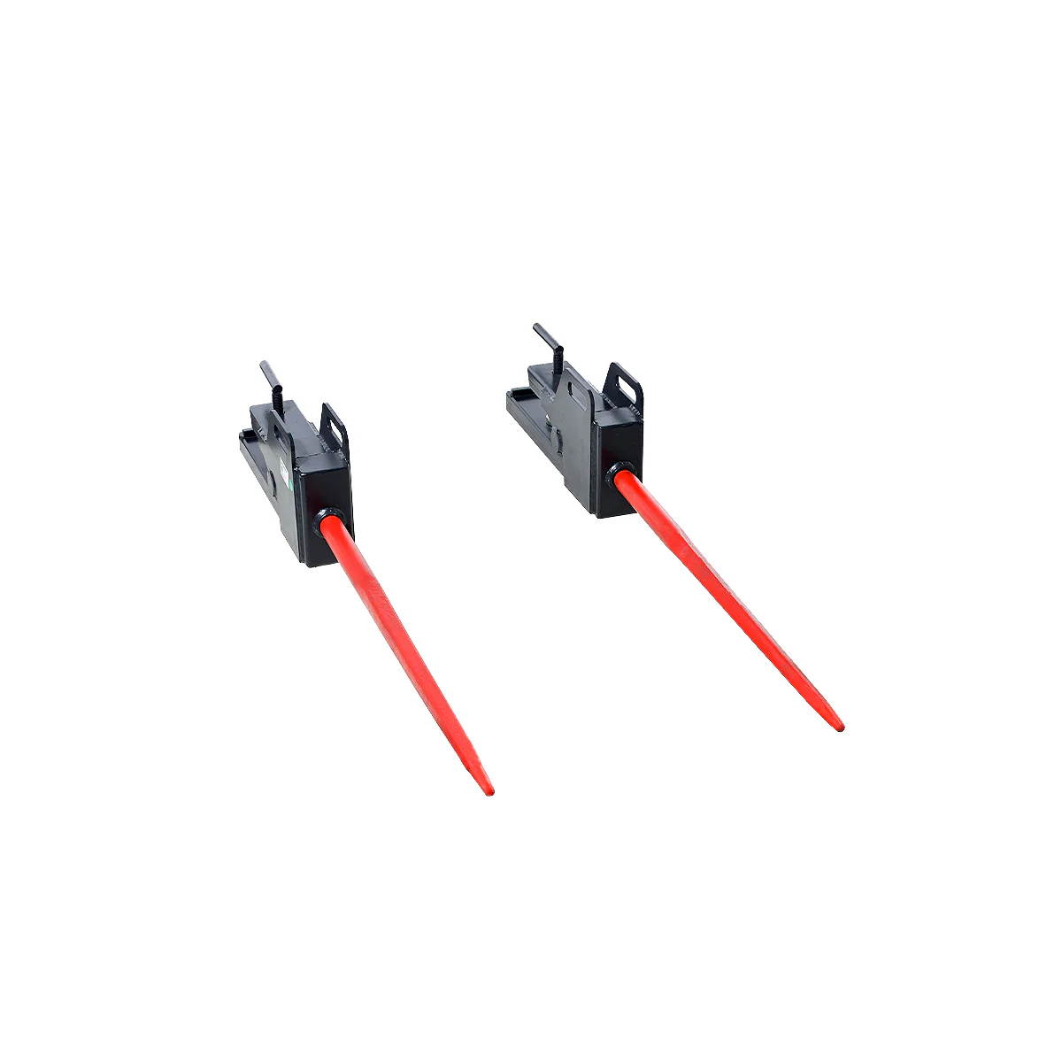MechMaxx 43" Clamp-On Hay Bale Spear 1100lbs Capacity for Tractor Skid Steer Loader - Image 3