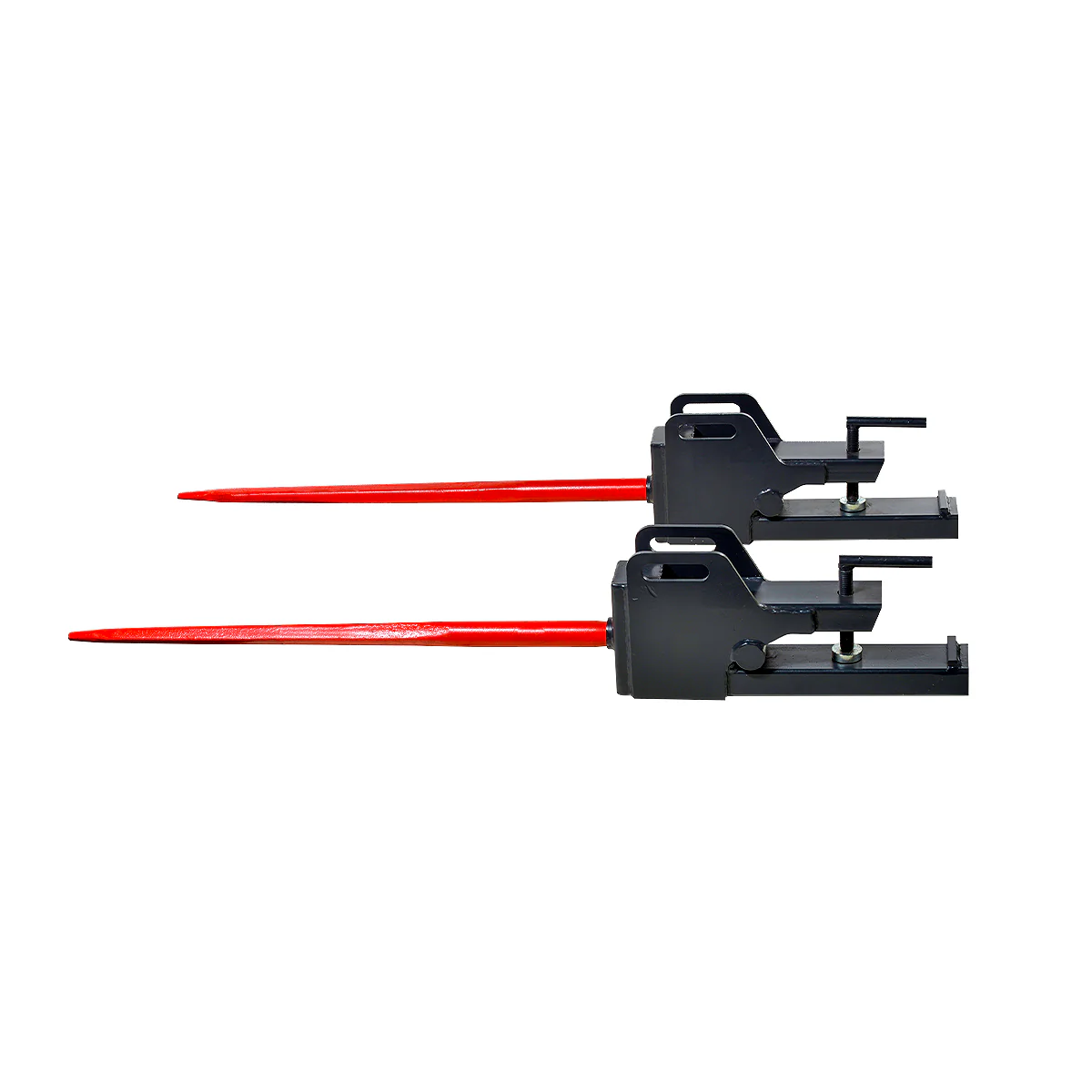MechMaxx 43" Clamp-On Hay Bale Spear 1100lbs Capacity for Tractor Skid Steer Loader - Image 4