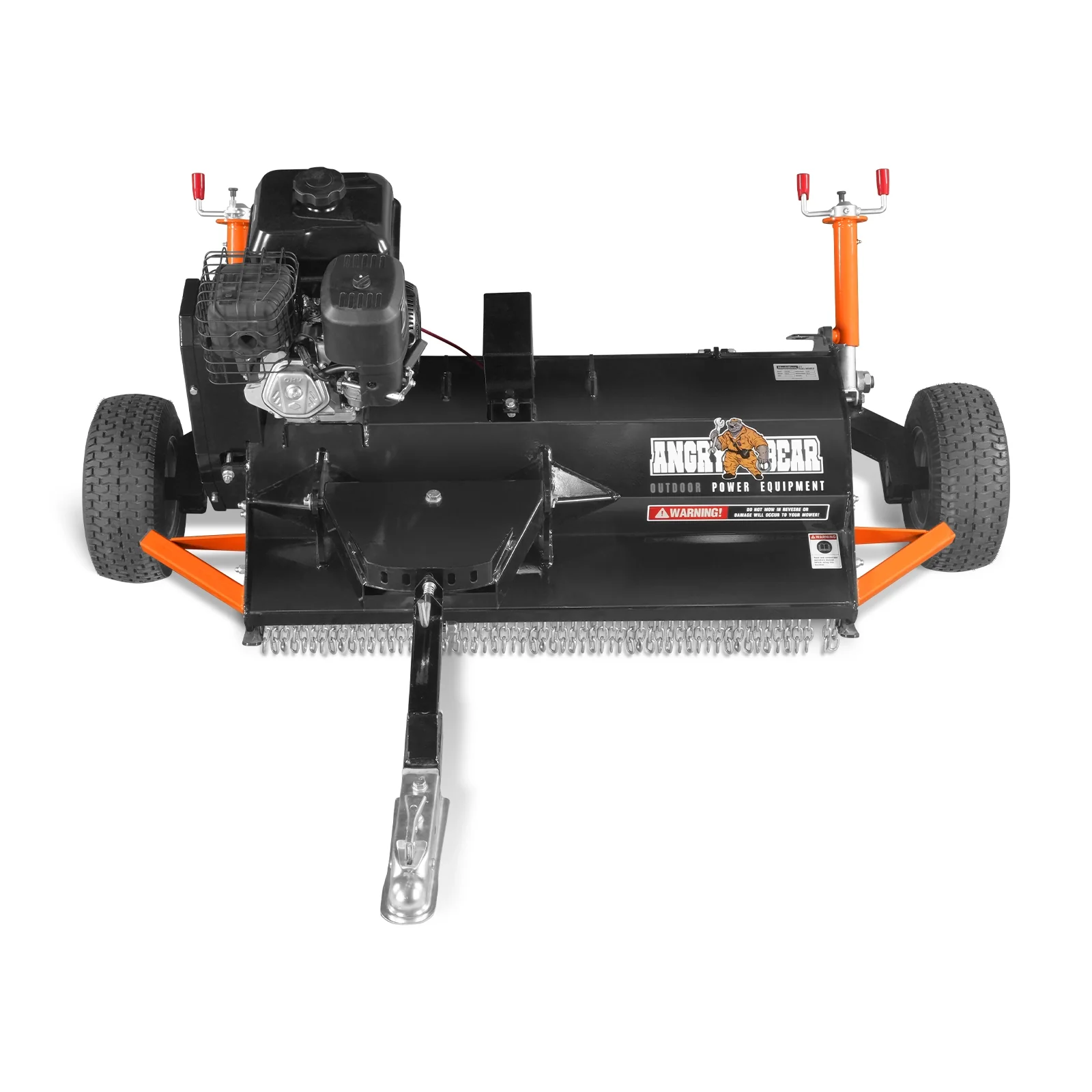 MechMaxx 48" Tow-Behind ATV Offset Flail Mower, B&S 13.5HP 420cc E-start Gas Engine Powered; Adjustable Mowing Height, ATV120 - Image 7