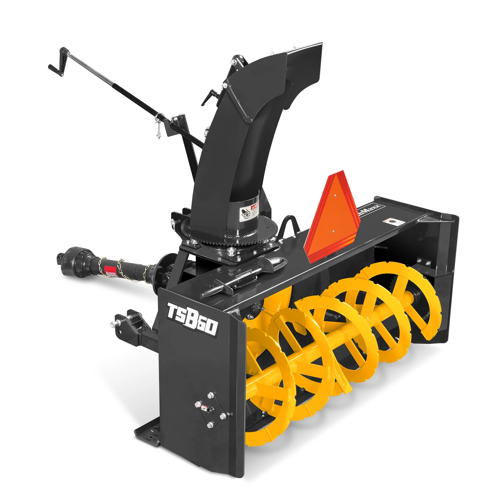 60" 3 Point PTO Snow Blower 24" Impeller Diameter 360° Snow Chute (PTO Shaft Included with Slip Clutch),  25-65 HP,  TSB60 - Image 16