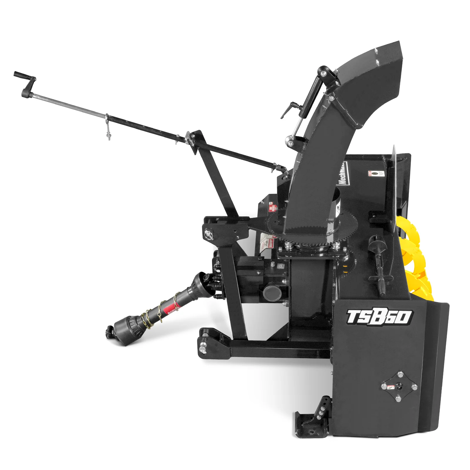 60" 3 Point PTO Snow Blower 24" Impeller Diameter 360° Snow Chute (PTO Shaft Included with Slip Clutch),  25-65 HP,  TSB60 - Image 17