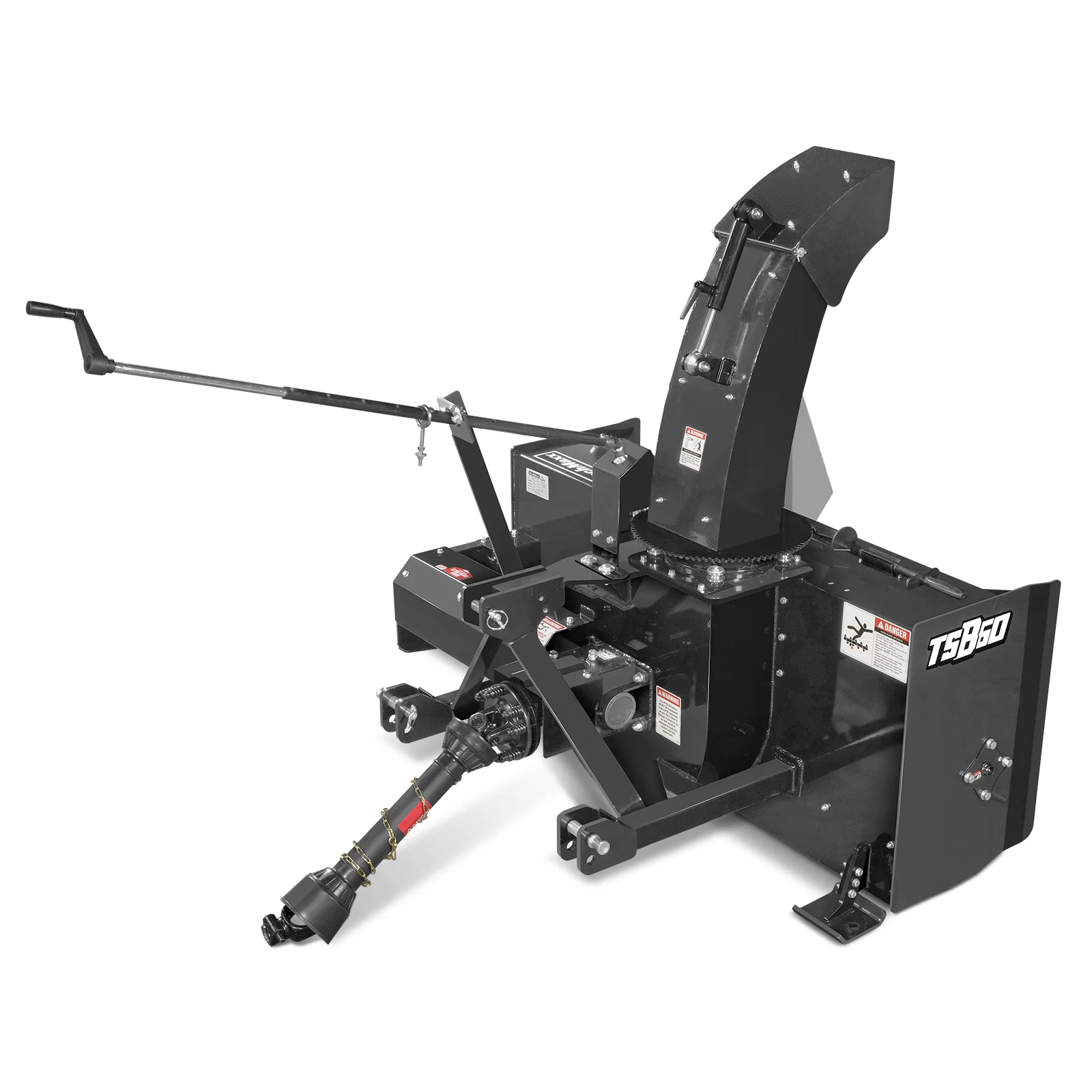 60" 3 Point PTO Snow Blower 24" Impeller Diameter 360° Snow Chute (PTO Shaft Included with Slip Clutch),  25-65 HP,  TSB60 - Image 18