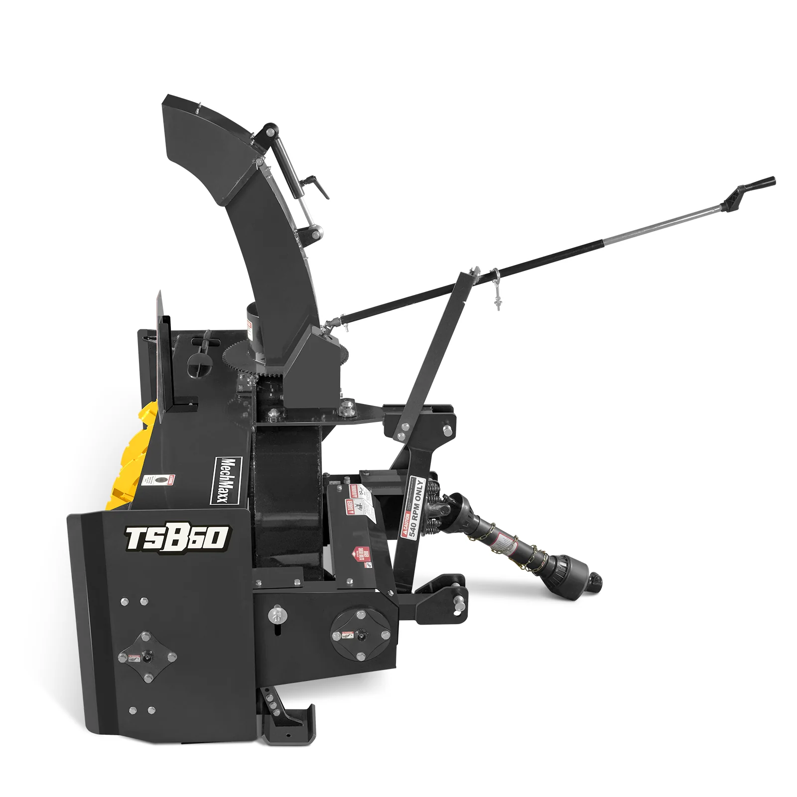60" 3 Point PTO Snow Blower 24" Impeller Diameter 360° Snow Chute (PTO Shaft Included with Slip Clutch),  25-65 HP,  TSB60 - Image 21