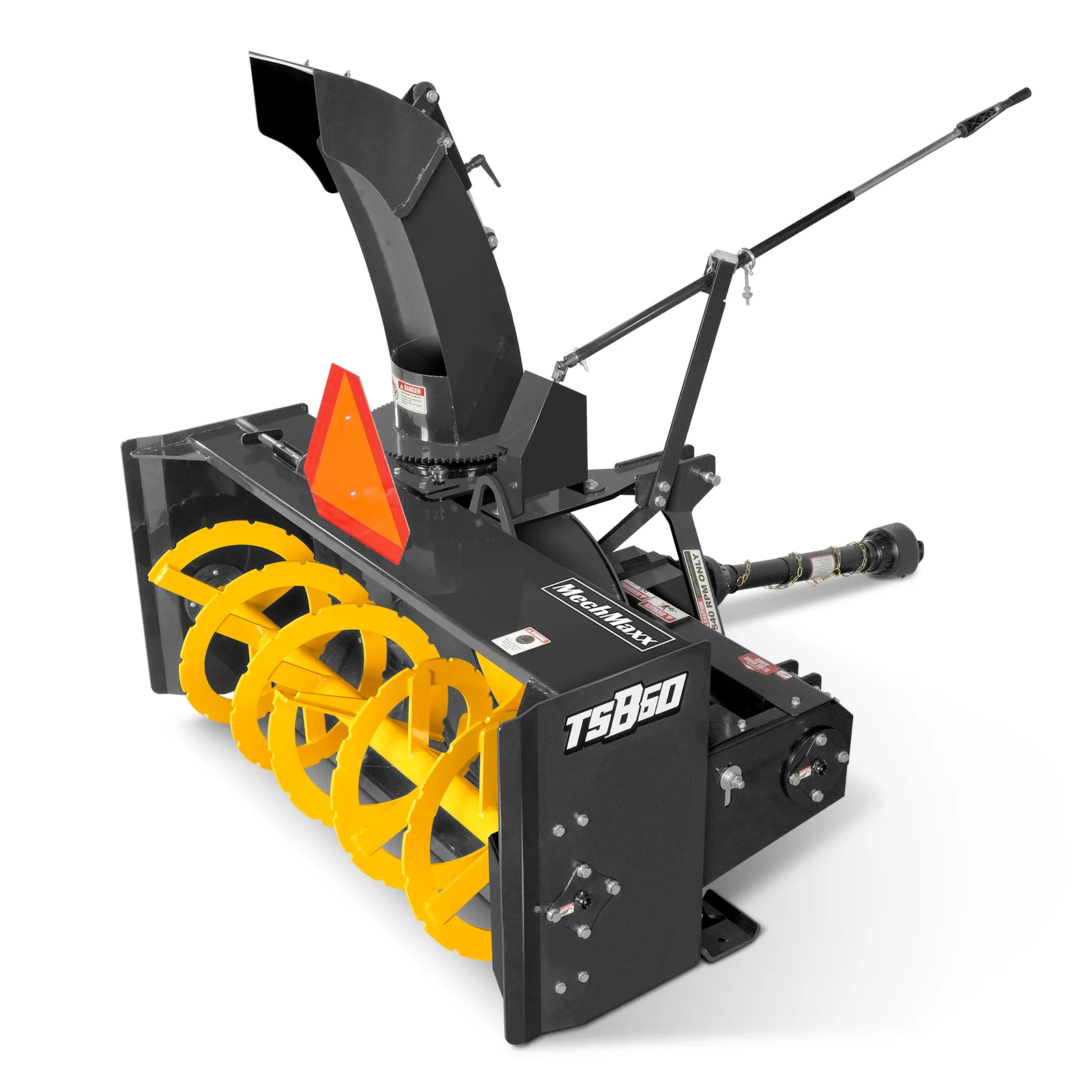 60" 3 Point PTO Snow Blower 24" Impeller Diameter 360° Snow Chute (PTO Shaft Included with Slip Clutch),  25-65 HP,  TSB60 - Image 22