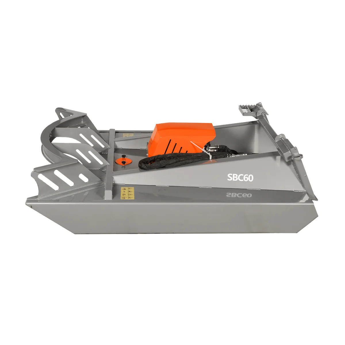 60”  Heavy Duty Skid Steer Brush Cutter Rotary Mower Attachment,15-25gal/min , SBC60 - Image 2
