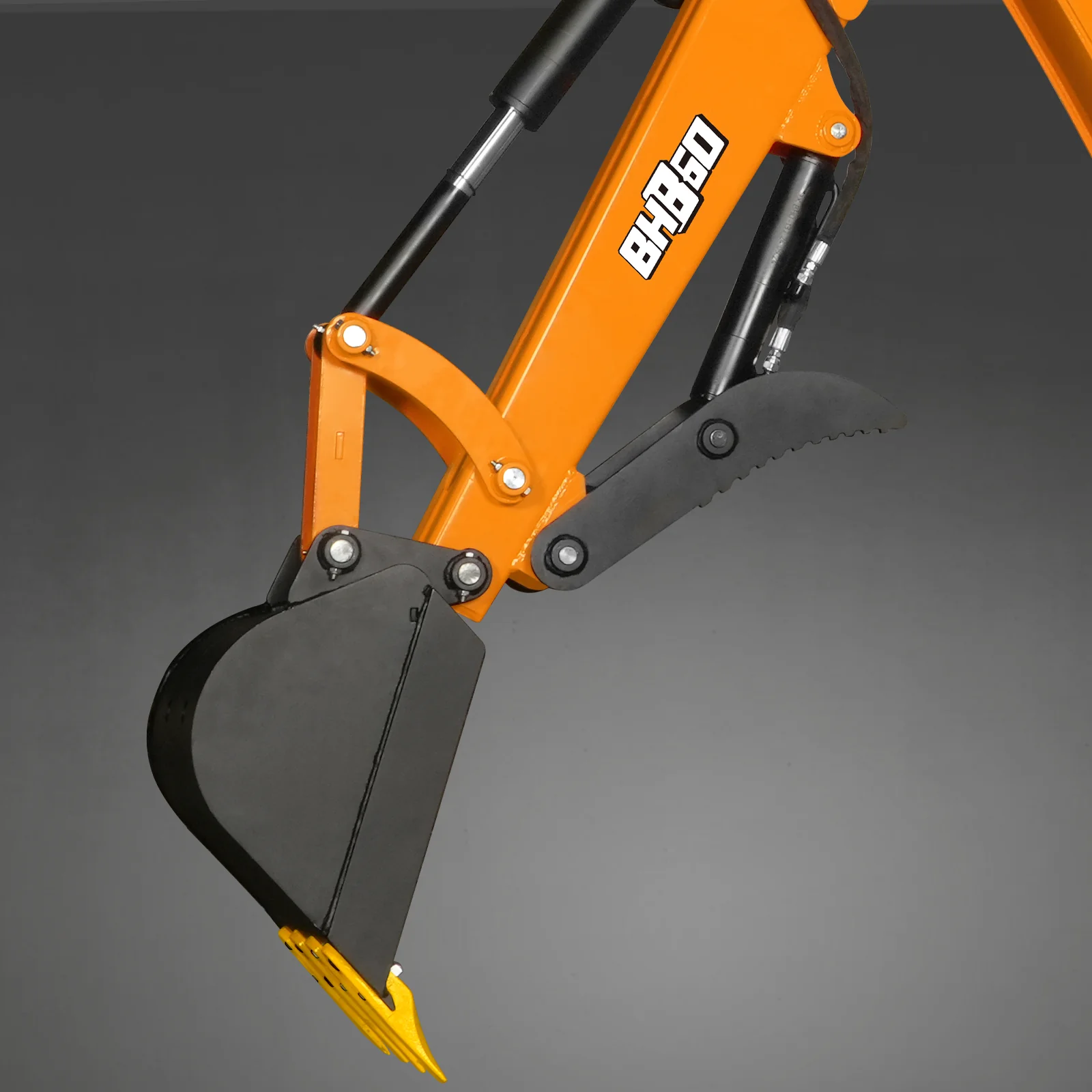 9' Tractor Backhoe Attachment with Hydraulic Thumb,  15" Bucket,  ISO/SAE Switchable Controls,  Self-Contained Hydraulic System,  3 Point Hitch Cat.1 & 2,  25-100 HP,  BH860H - Image 12