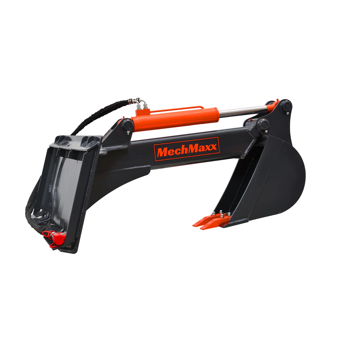 MechMaxx Skid Steer Backhoe Attachment, 12in Bucket Included, 59in Digging Depth - Image 12