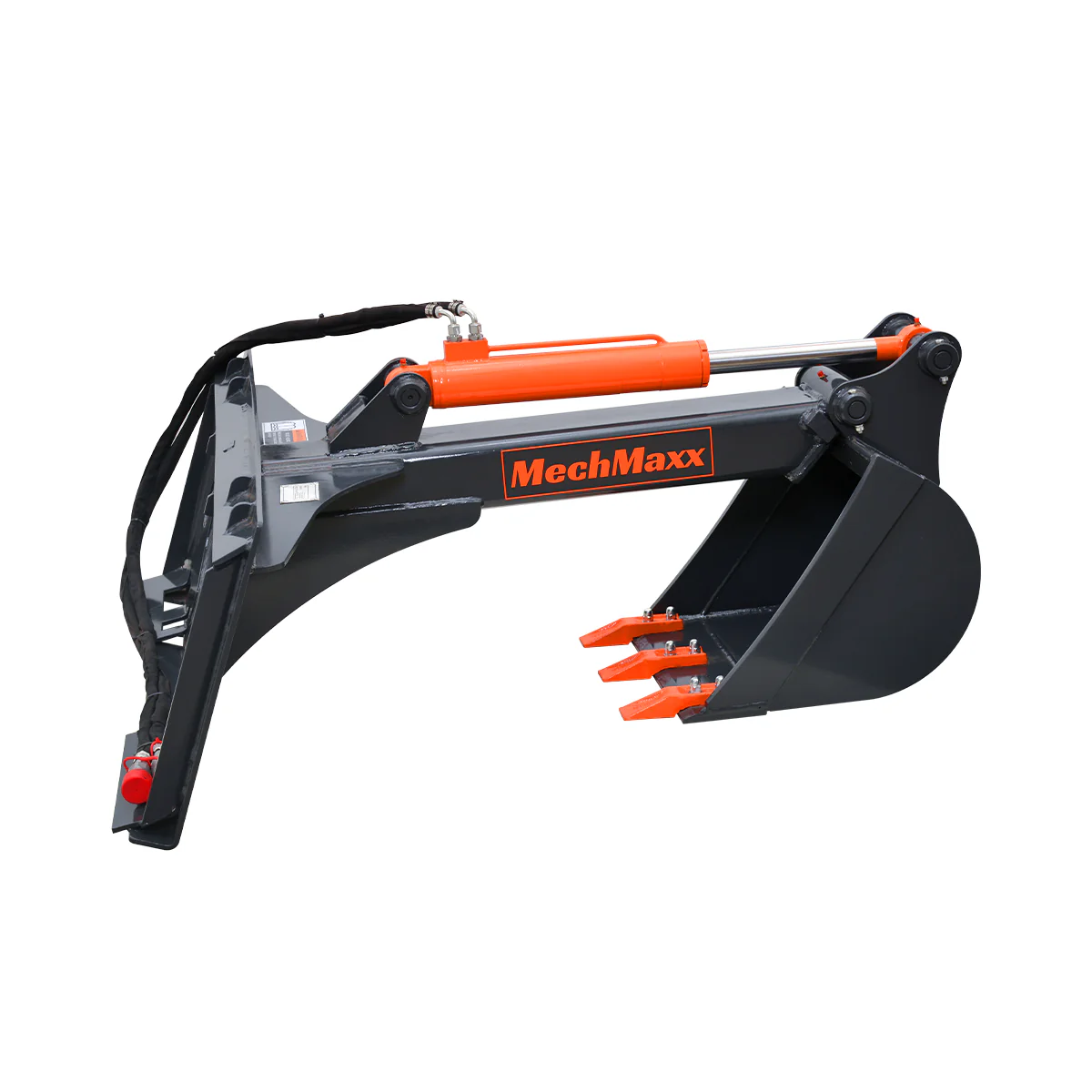 MechMaxx Skid Steer Backhoe Attachment, 18in Bucket Included, 59in Digging Depth - Image 13