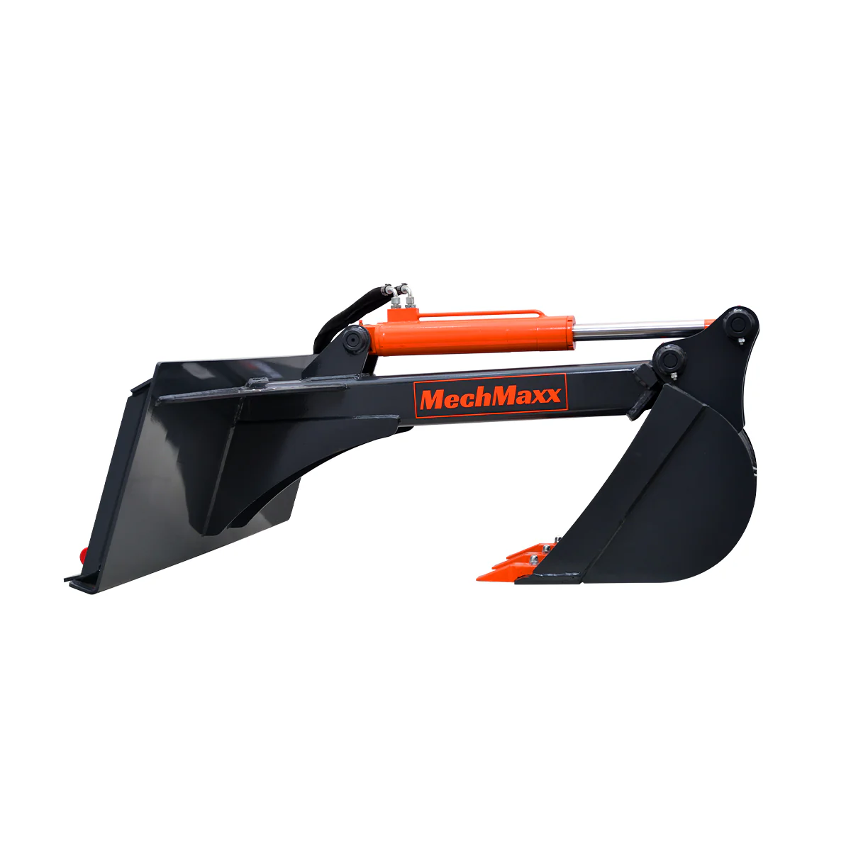 MechMaxx Skid Steer Backhoe Attachment, 18in Bucket Included, 59in Digging Depth - Image 3