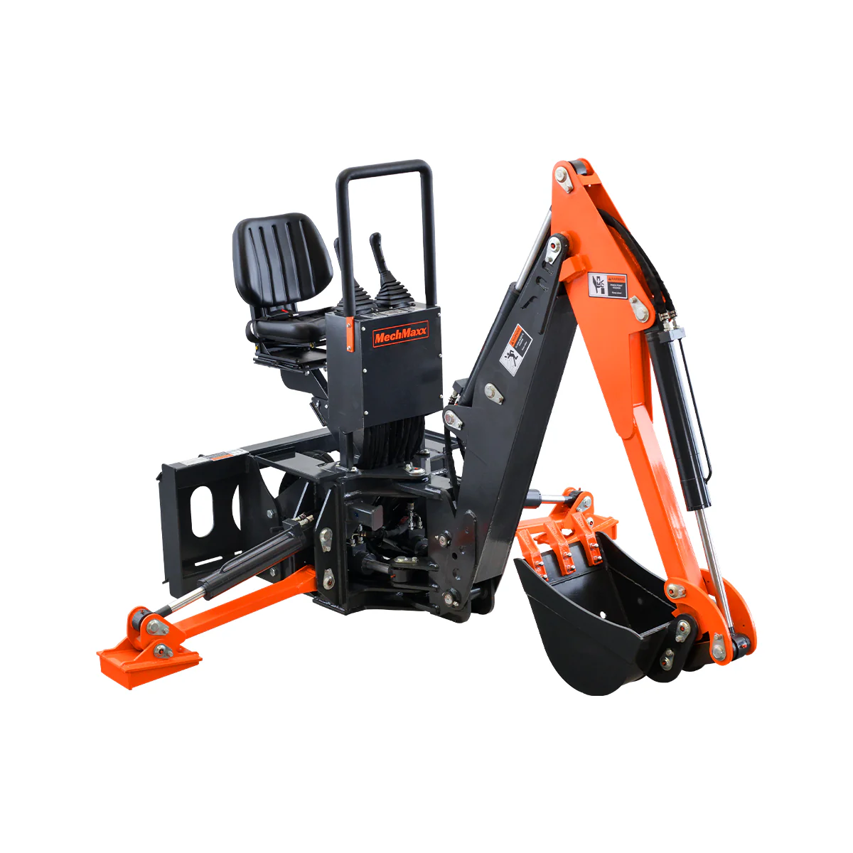 Skid Steer Backhoe 8ft Digging Depth, 16” Bucket Included,70° Left/Right Swivel Rotation SBH50 - Image 10