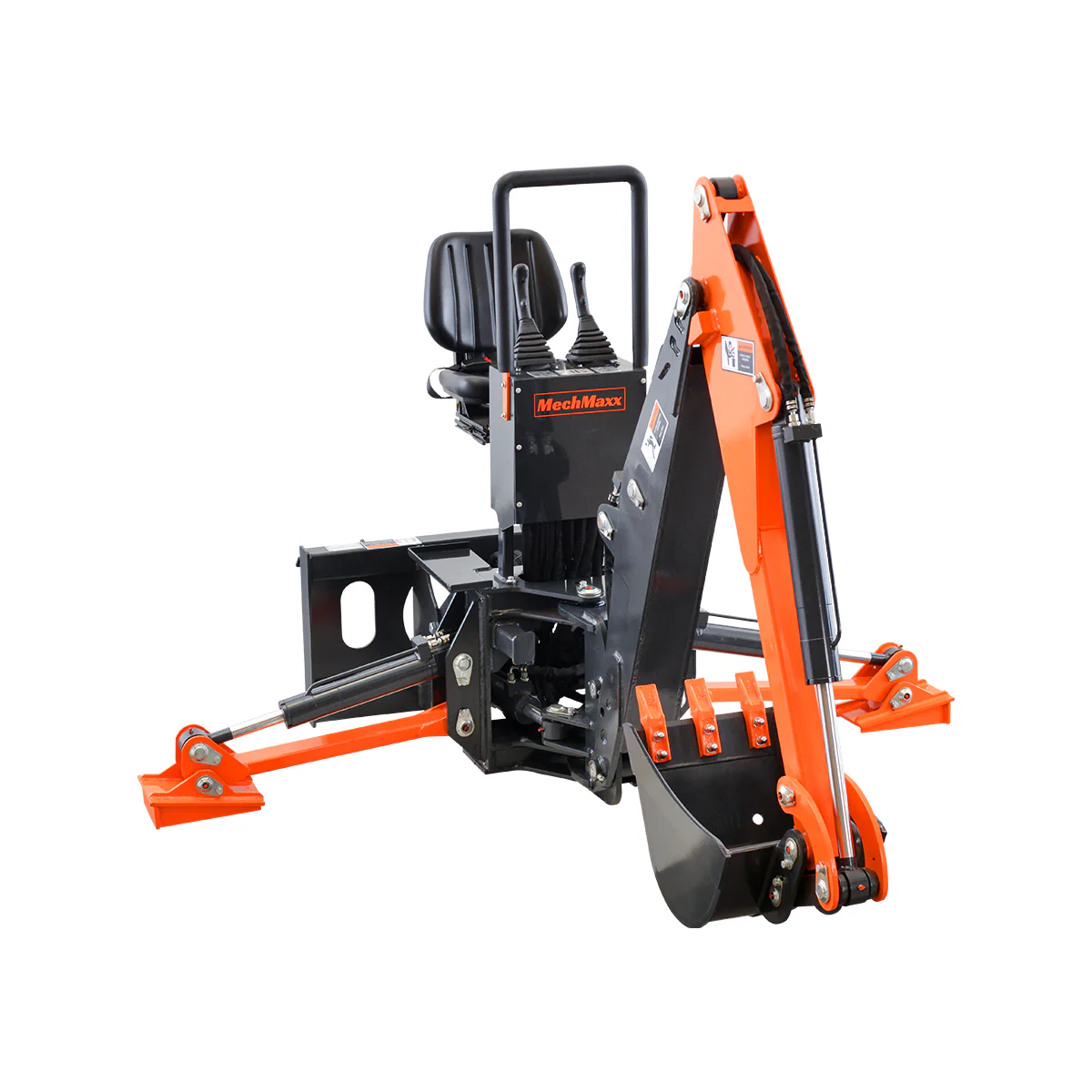 Skid Steer Backhoe 8ft Digging Depth, 16” Bucket Included,70° Left/Right Swivel Rotation SBH50 - Image 11