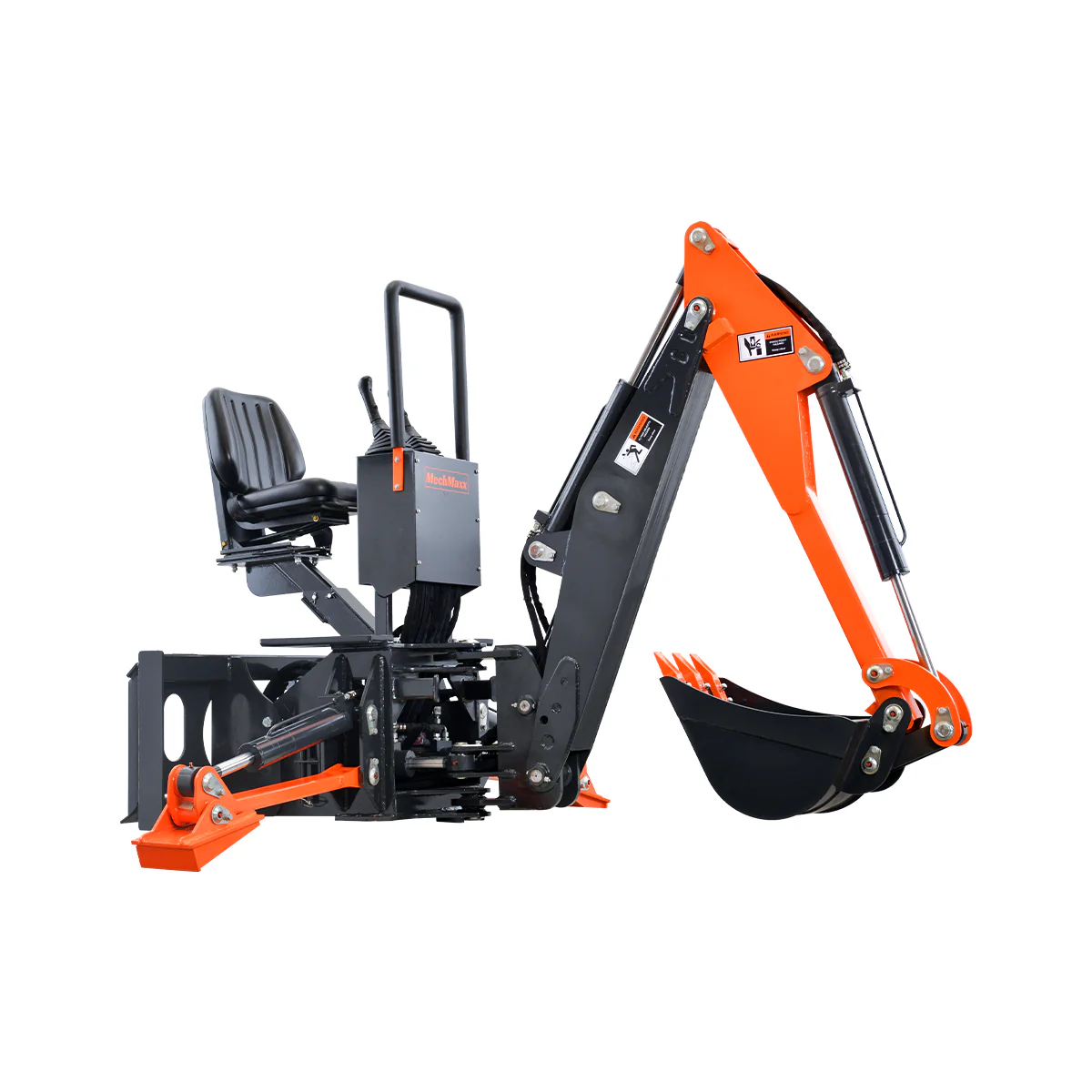 Skid Steer Backhoe 8ft Digging Depth, 16” Bucket Included,70° Left/Right Swivel Rotation SBH50 - Image 3