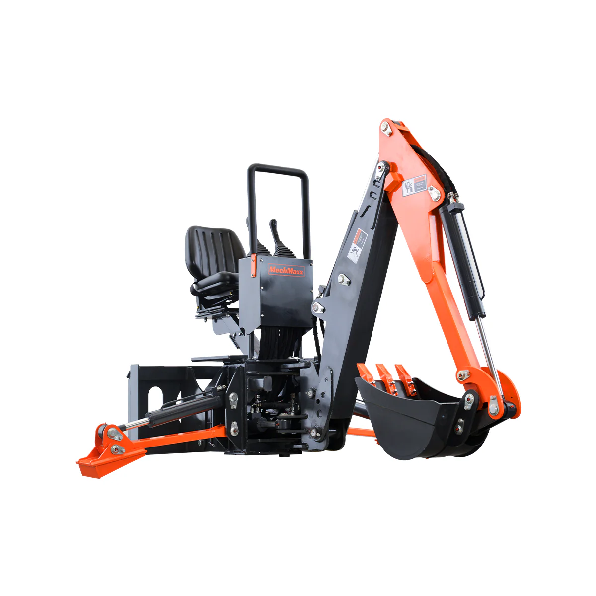 Skid Steer Backhoe 8ft Digging Depth, 16” Bucket Included,70° Left/Right Swivel Rotation SBH50 - Image 4