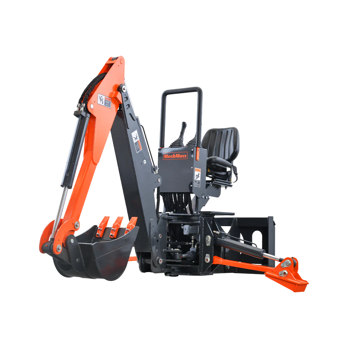 Skid Steer Backhoe 8ft Digging Depth, 16” Bucket Included,70° Left/Right Swivel Rotation SBH50 - Image 5