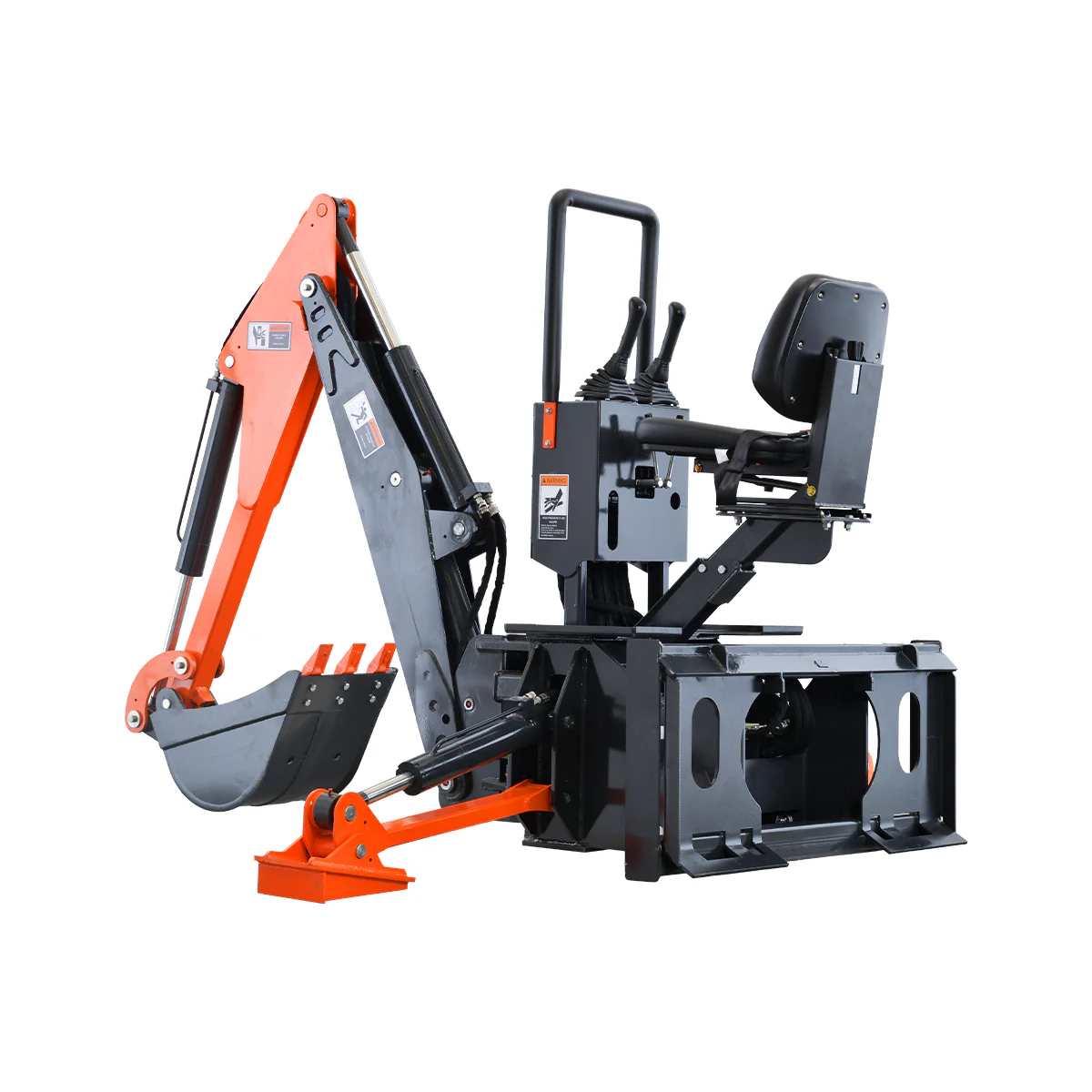 Skid Steer Backhoe 8ft Digging Depth, 16” Bucket Included,70° Left/Right Swivel Rotation SBH50 - Image 6