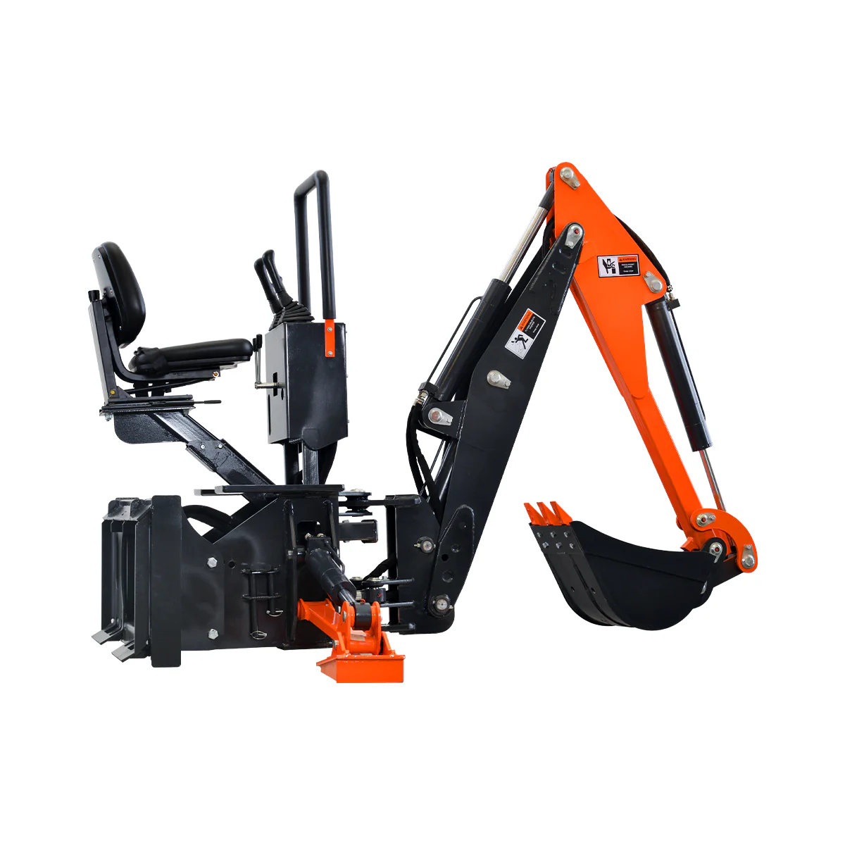 Skid Steer Backhoe 8ft Digging Depth, 16” Bucket Included,70° Left/Right Swivel Rotation SBH50 - Image 8