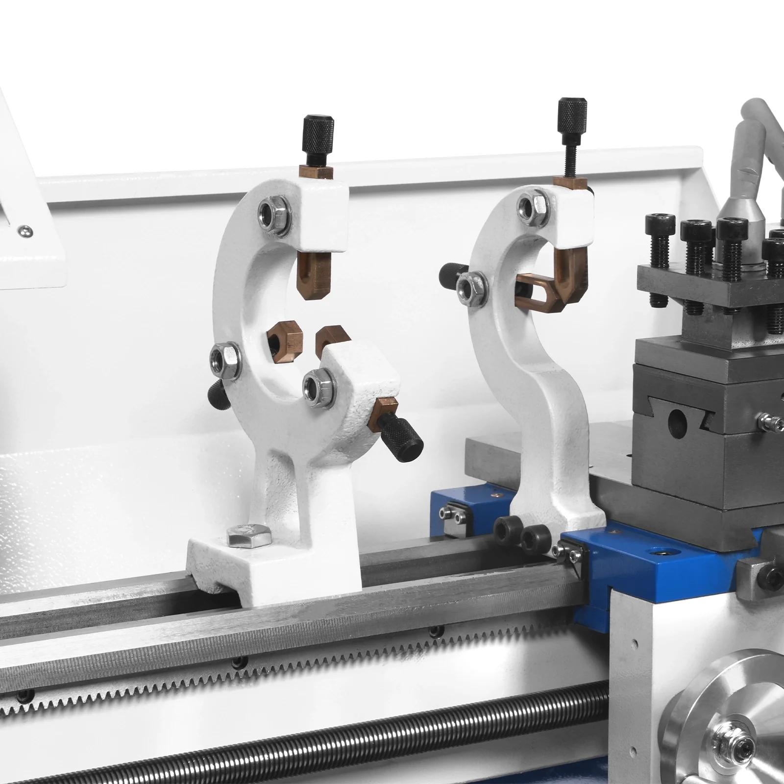1.5‘’ Spindle Bore Metal Lathe Machine with DRO 8'' x 16'' High Precision Brushless Motor Mini 1.5HP Benchtop 0-2500 RPM Variable Speed Metal Working Machine 1.5‘’ Spindle Bore Small Lathe without Stand 0831VD - Image 15