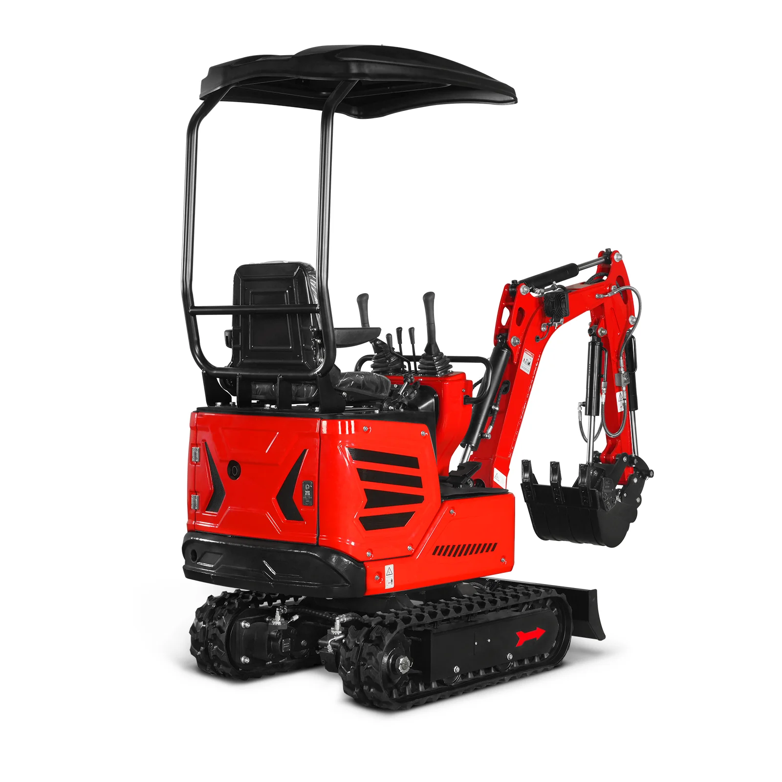 Mini Compact Excavator HONDA GX390 Engine,  65.7" Max. Digging Depth,  2280 LBS Operating Weight,  MEC10 - Image 36