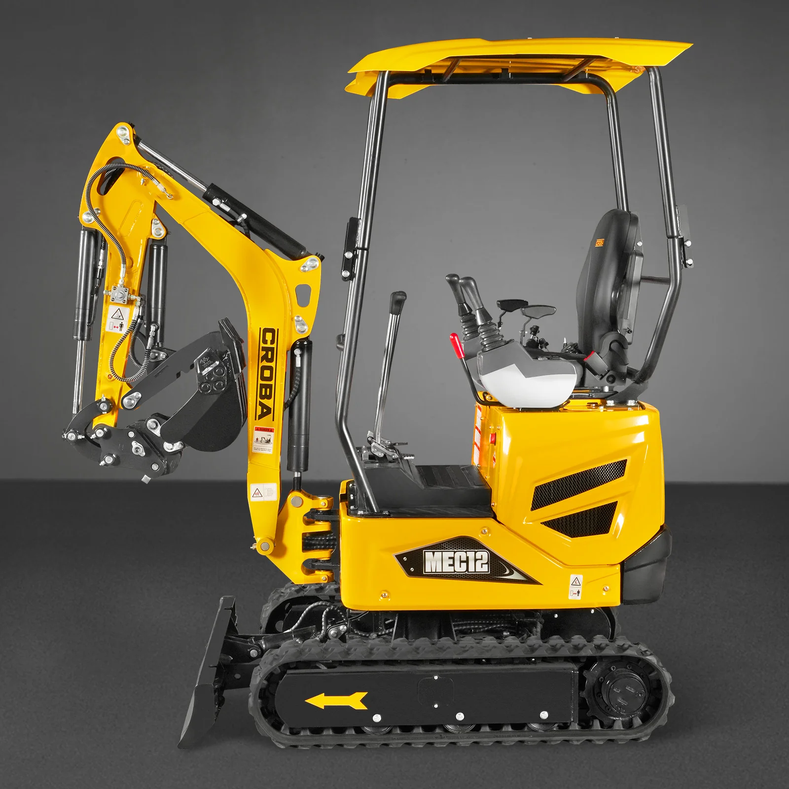 Mini Compact Excavator Kubota D722 Engine,  65.7" Max. Digging Depth,  2700 LBS Operating Weight,  MEC12 - Image 33
