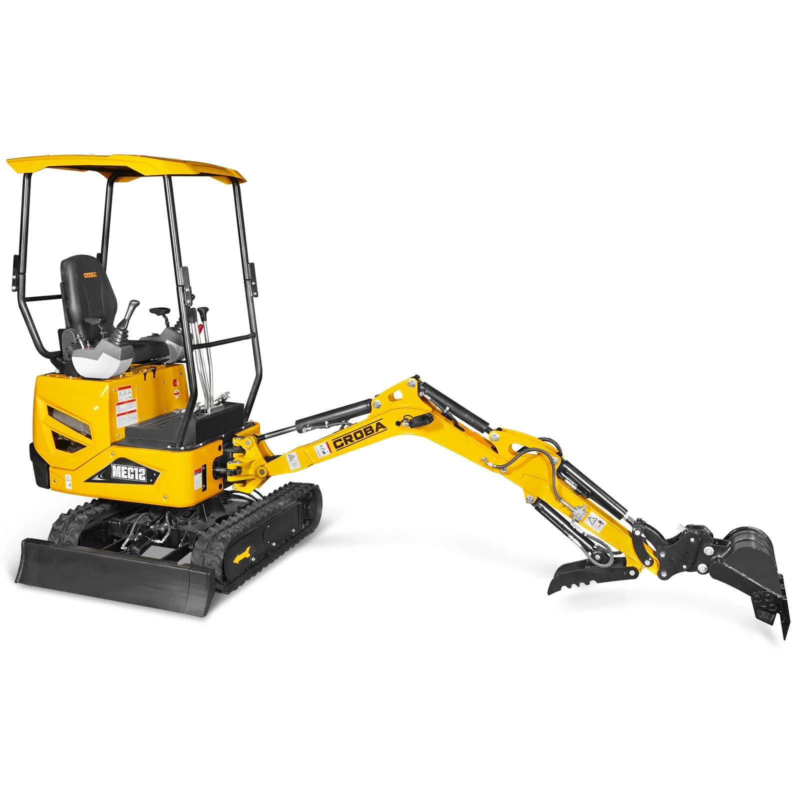 Mini Compact Excavator Kubota D722 Engine,  65.7" Max. Digging Depth,  2700 LBS Operating Weight,  MEC12 - Image 18